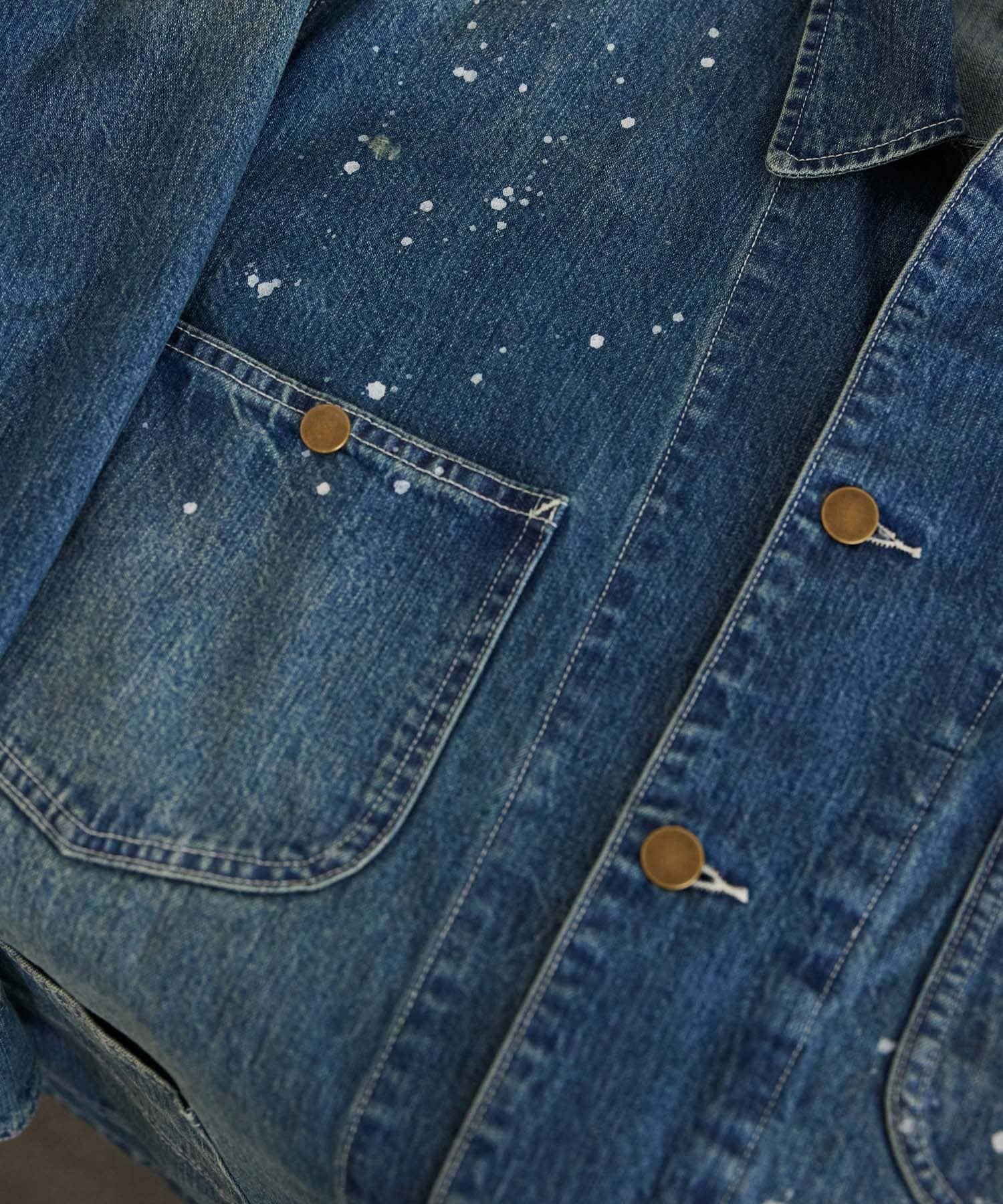 new basic 10oz DENIM COVERALL INDIGO M