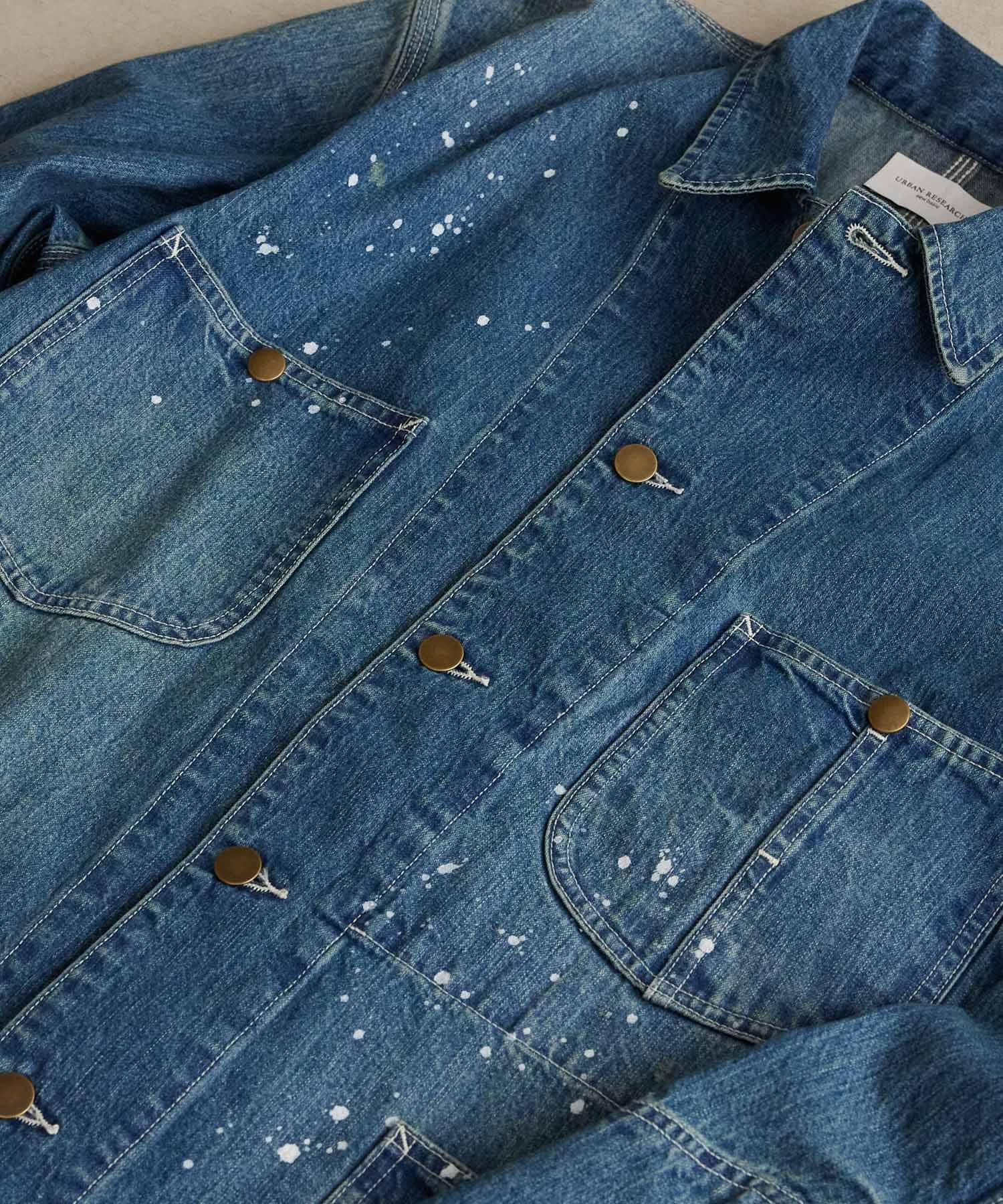 new basic 10oz DENIM COVERALL INDIGO M