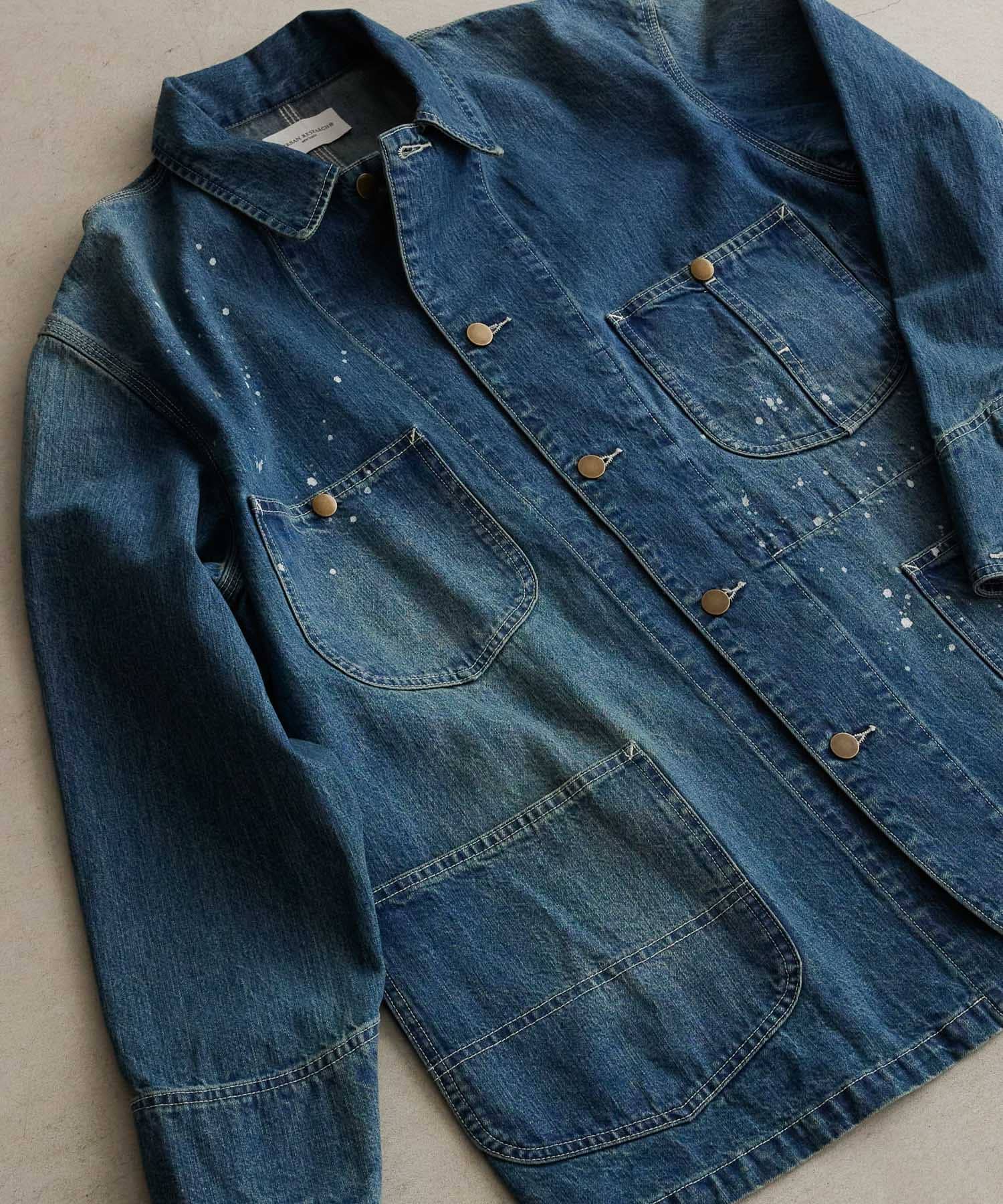 new basic 10oz DENIM COVERALL INDIGO M