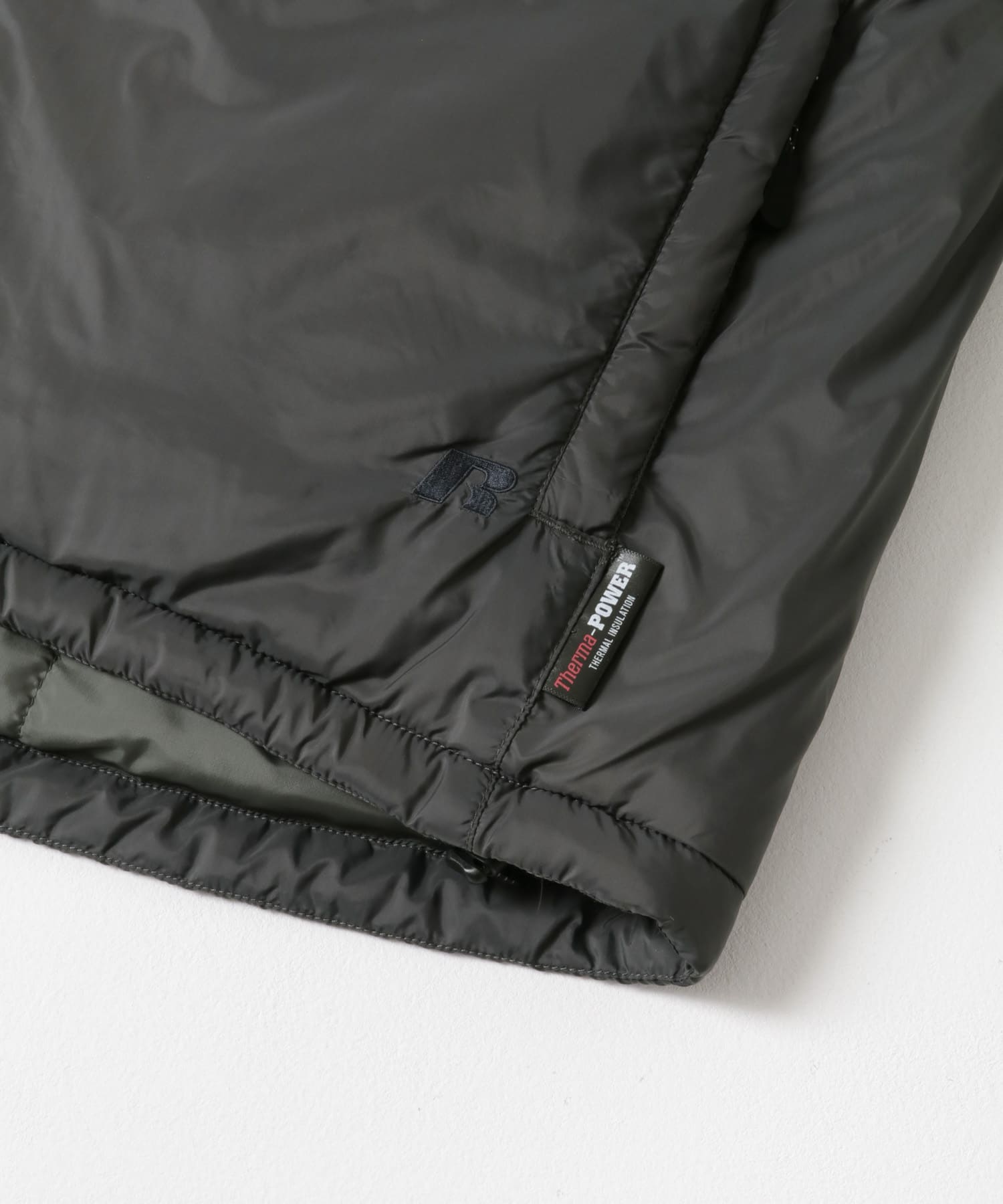『別注』RUSSELL ATHLETIC×URBAN RESEARCH　インサレーションブルゾン CHARCOAL M