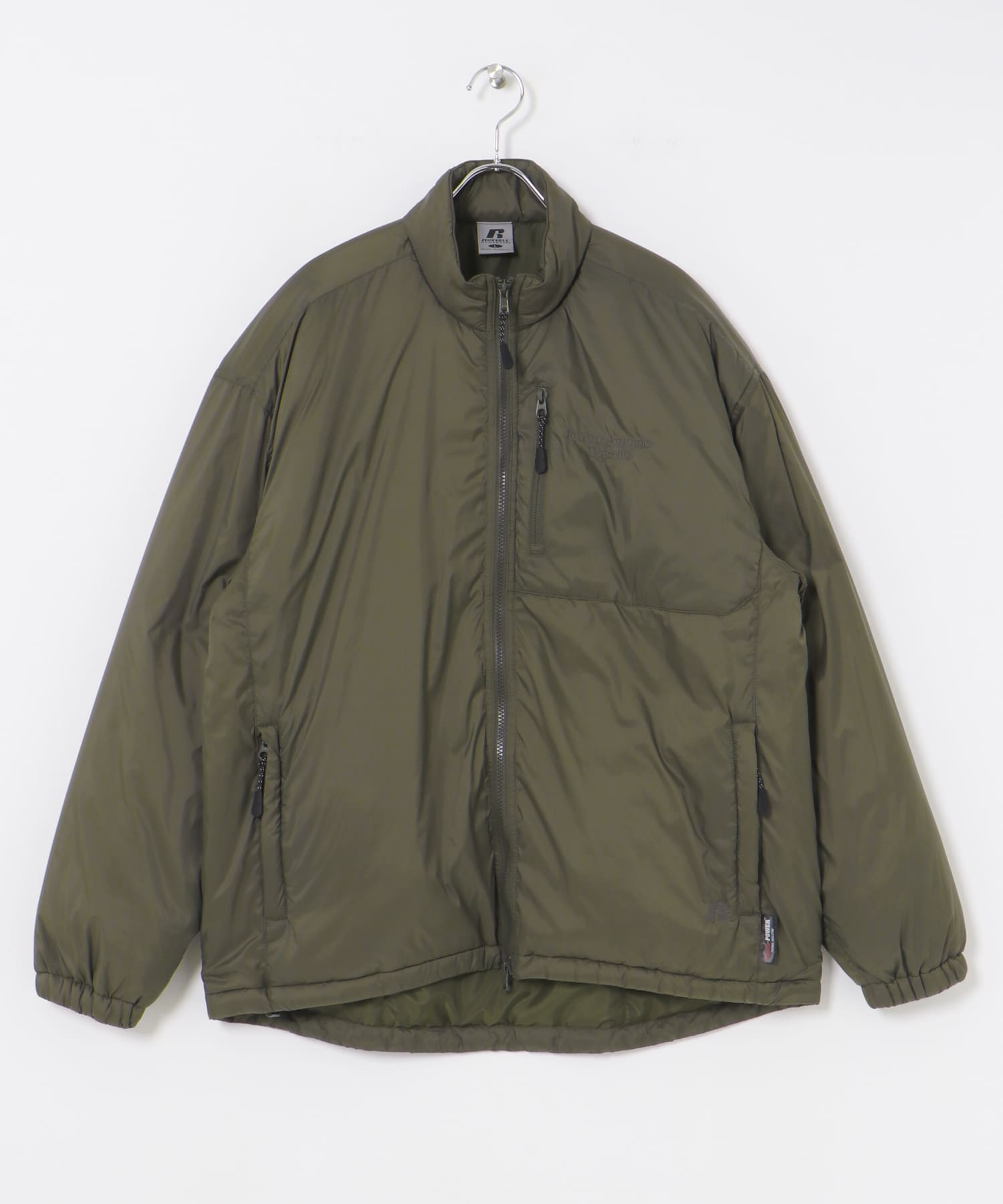 『別注』RUSSELL ATHLETIC×URBAN RESEARCH　インサレーションブルゾン KHAKI M
