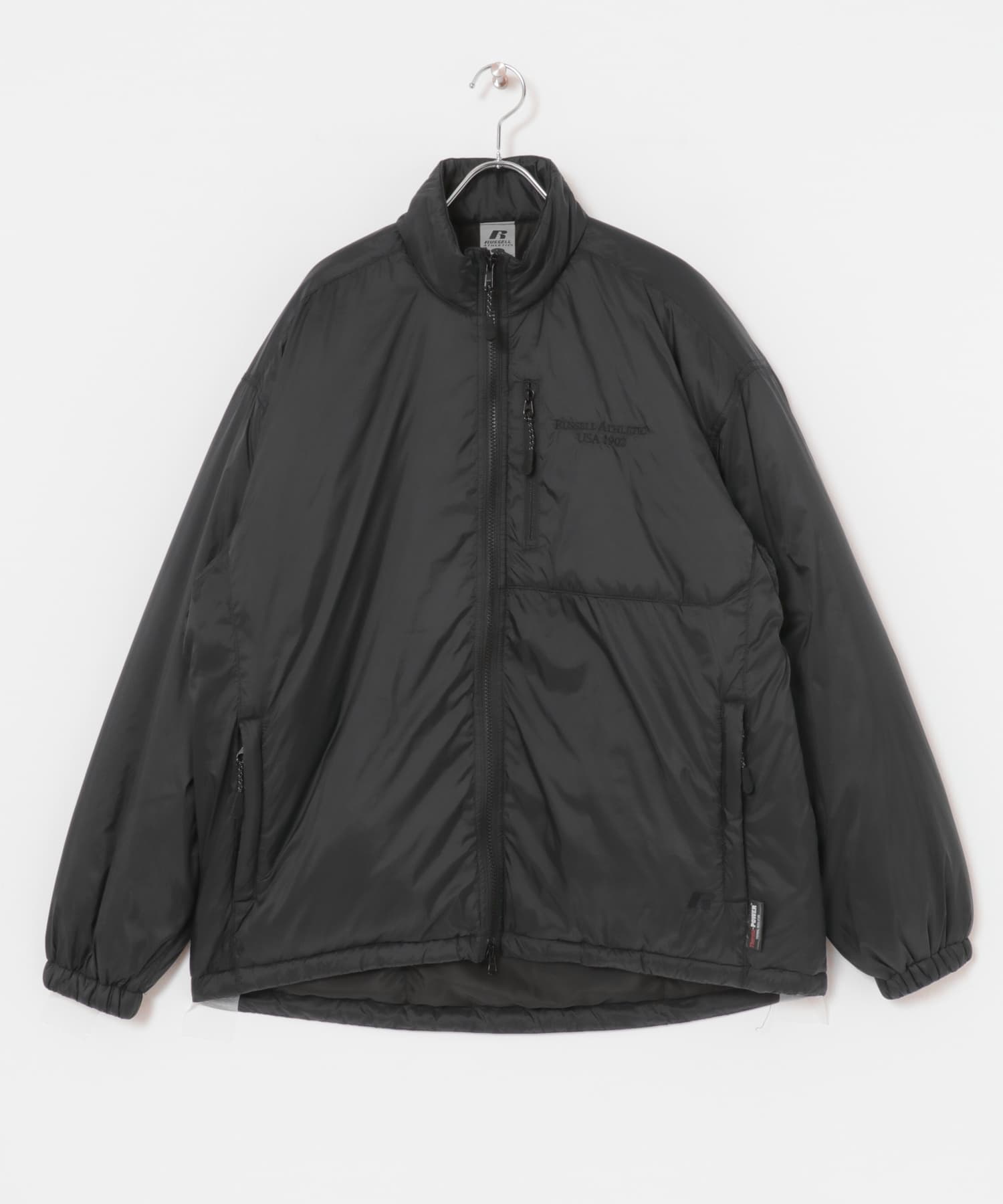 『別注』RUSSELL ATHLETIC×URBAN RESEARCH　インサレーションブルゾン BLACK M