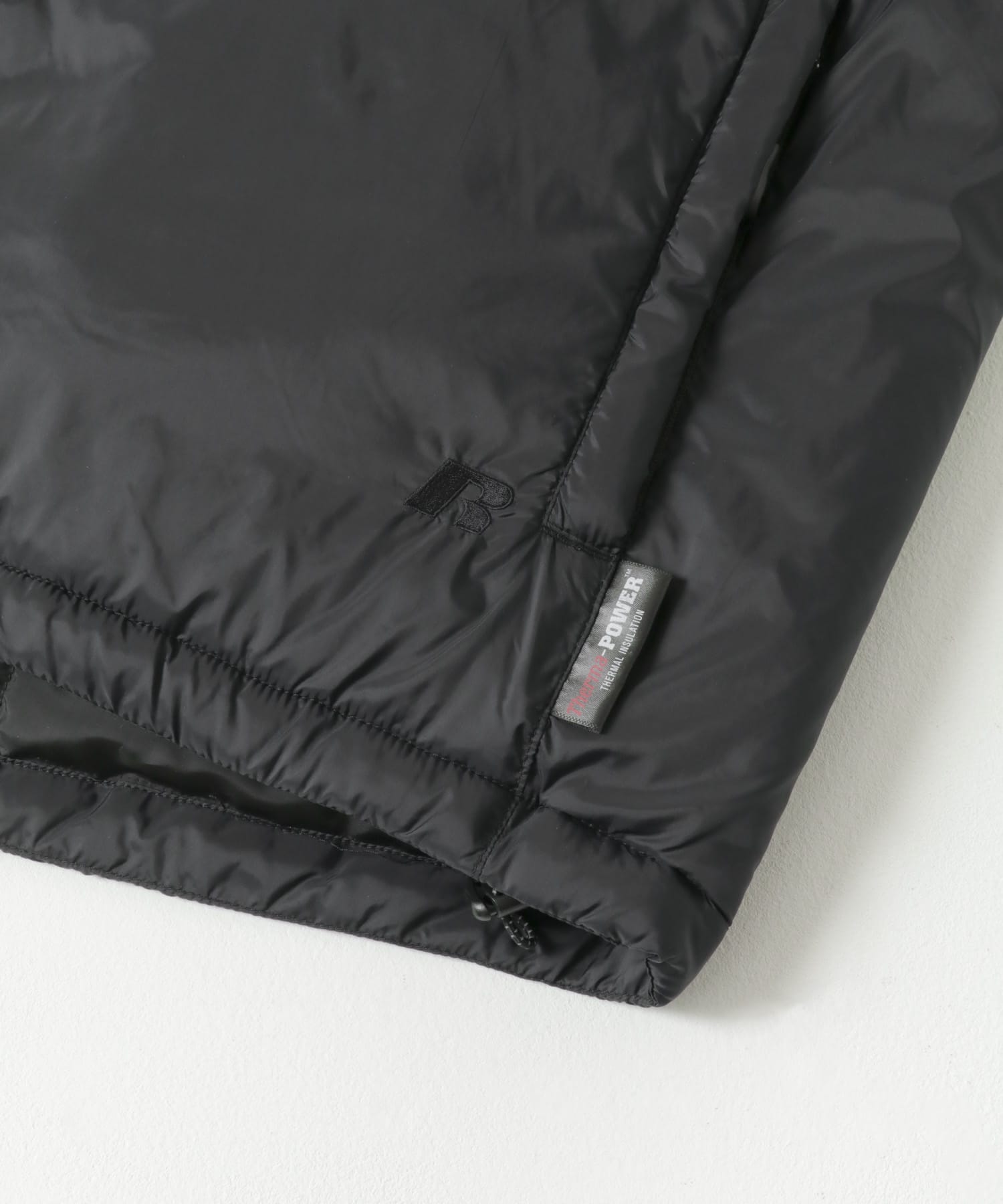 『別注』RUSSELL ATHLETIC×URBAN RESEARCH　インサレーションブルゾン BLACK M