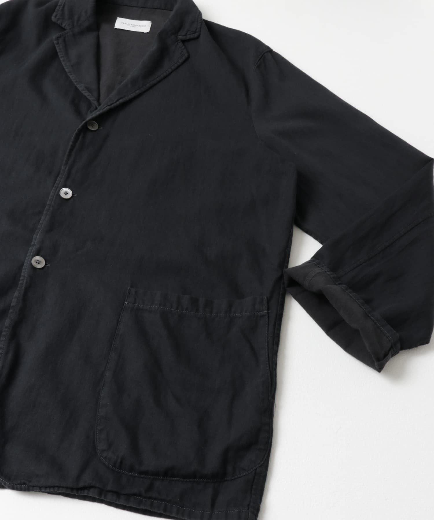 new basic デニムオーバーダイジャケット BLACK M