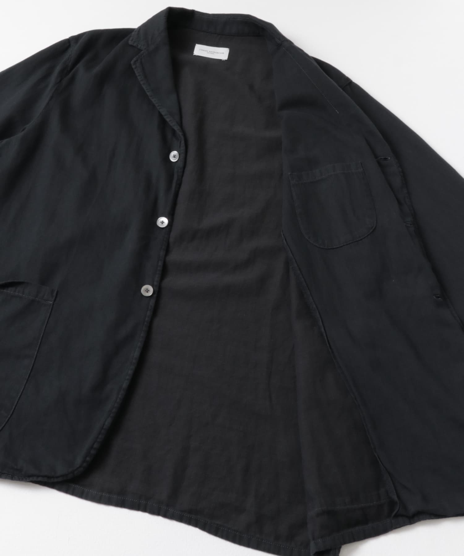 new basic デニムオーバーダイジャケット BLACK M