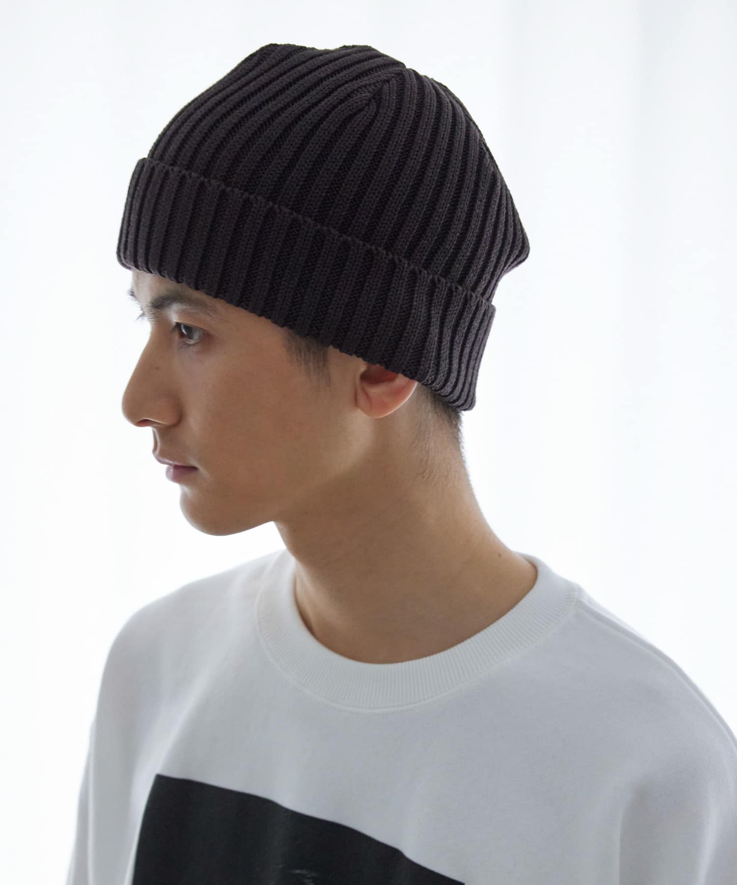 LILYニットキャップ D BROWN FREE