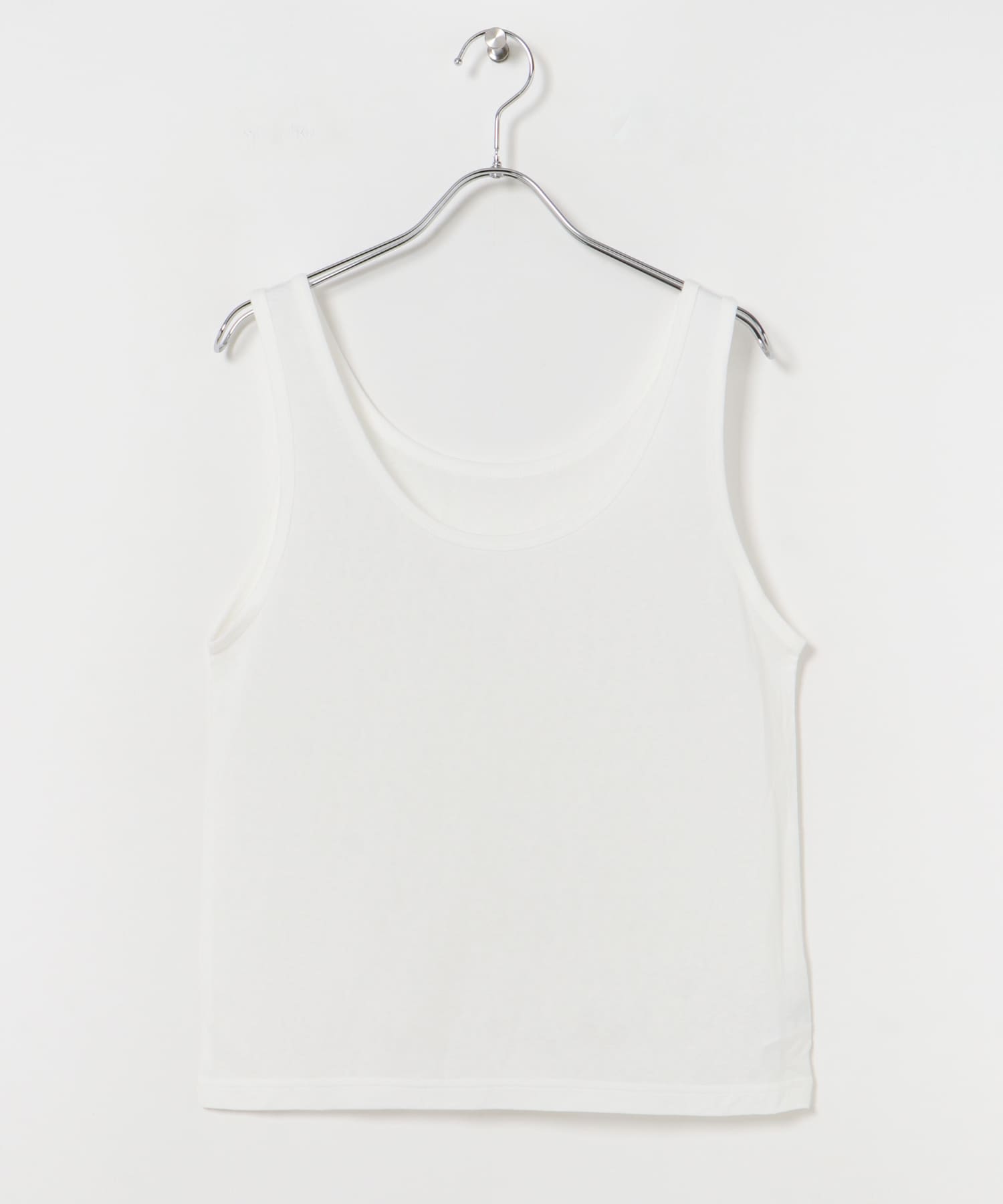 HAKUJI Random rib open back camisole(one Ivory): トップス｜URBAN
