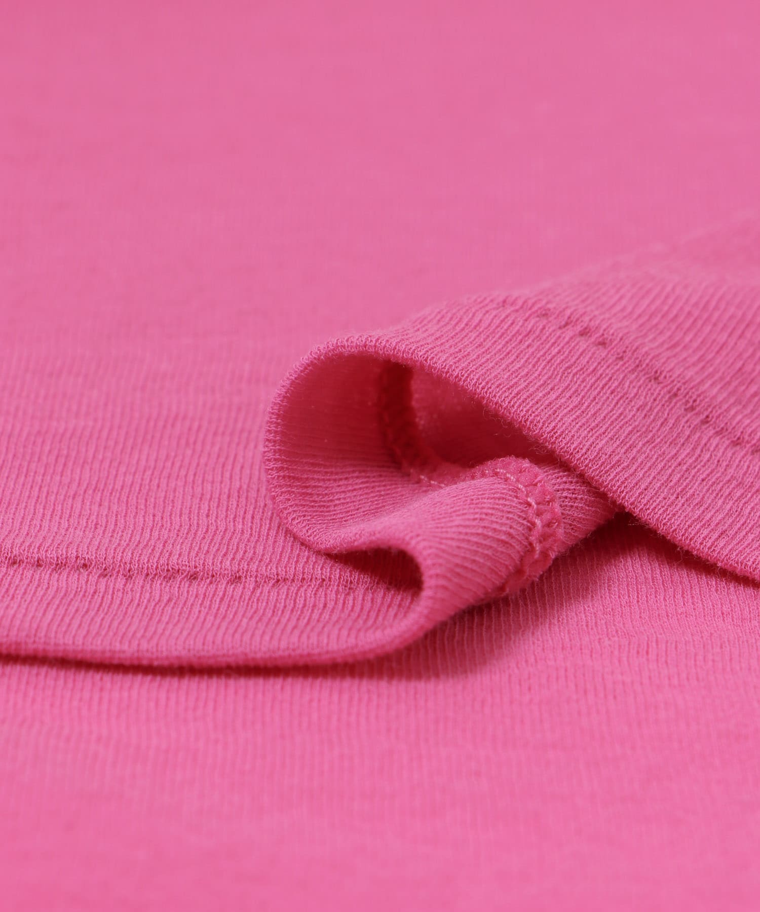 『MADE IN JAPAN』強撚シアーカットソー PINK FREE