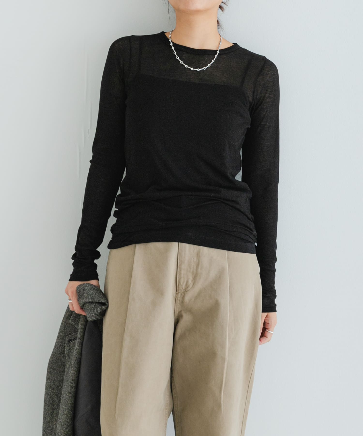 身長：163cm サイズ：FREE