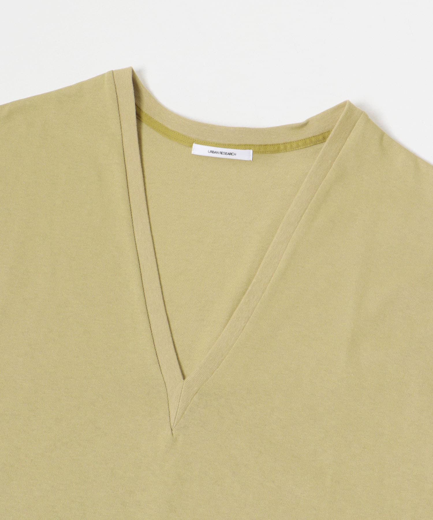 『MADE IN JAPAN』深Vネックルーズカットソー LEAF FREE