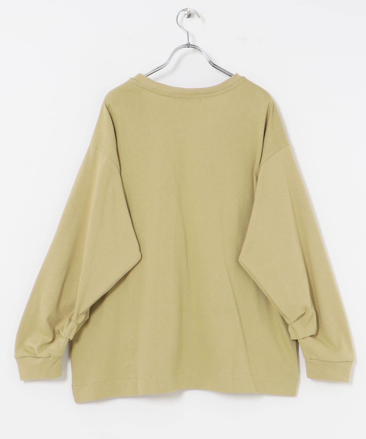 『MADE IN JAPAN』深Vネックルーズカットソー LEAF FREE