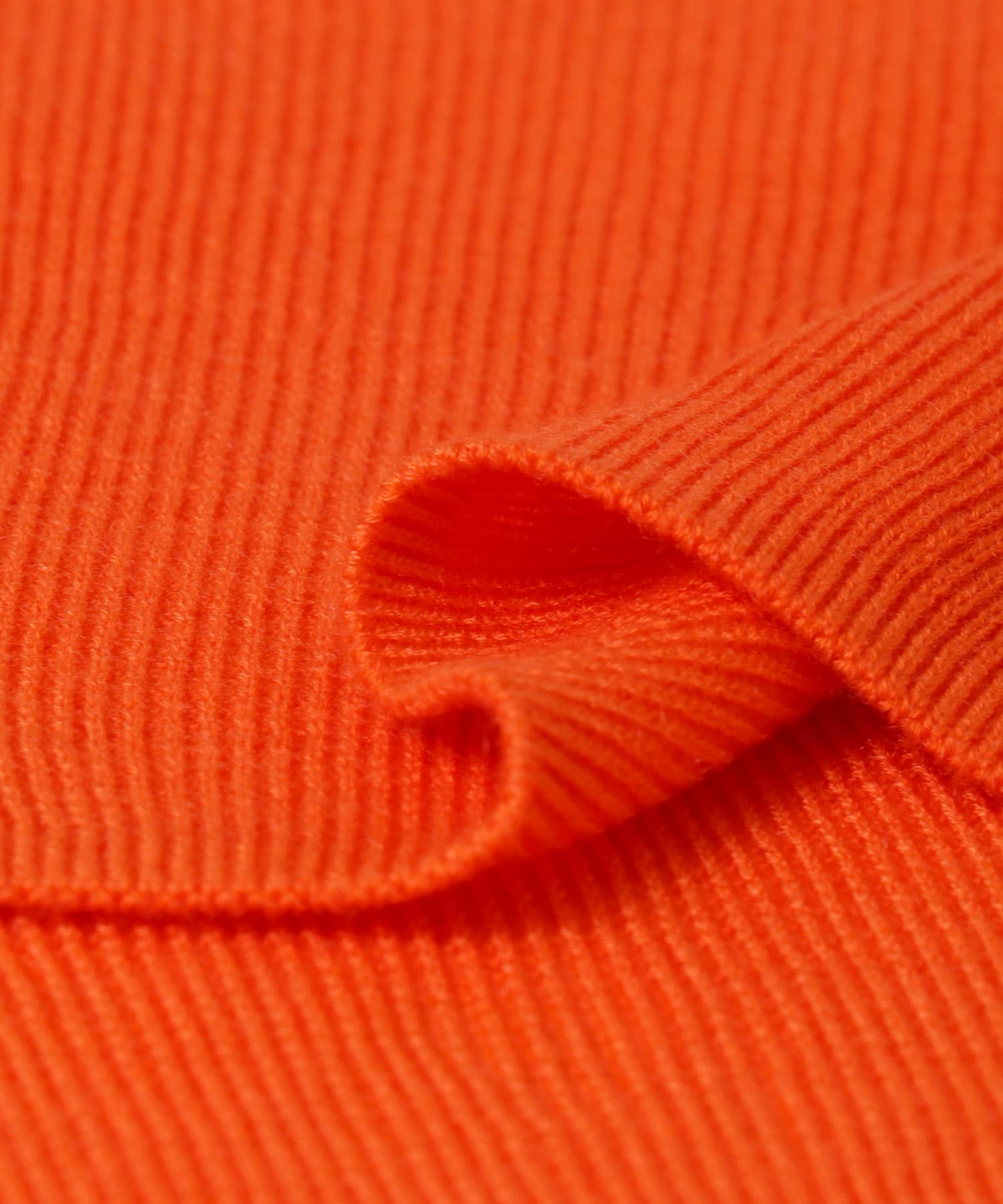 カシミヤミックスVネックカーディガン ORANGE FREE