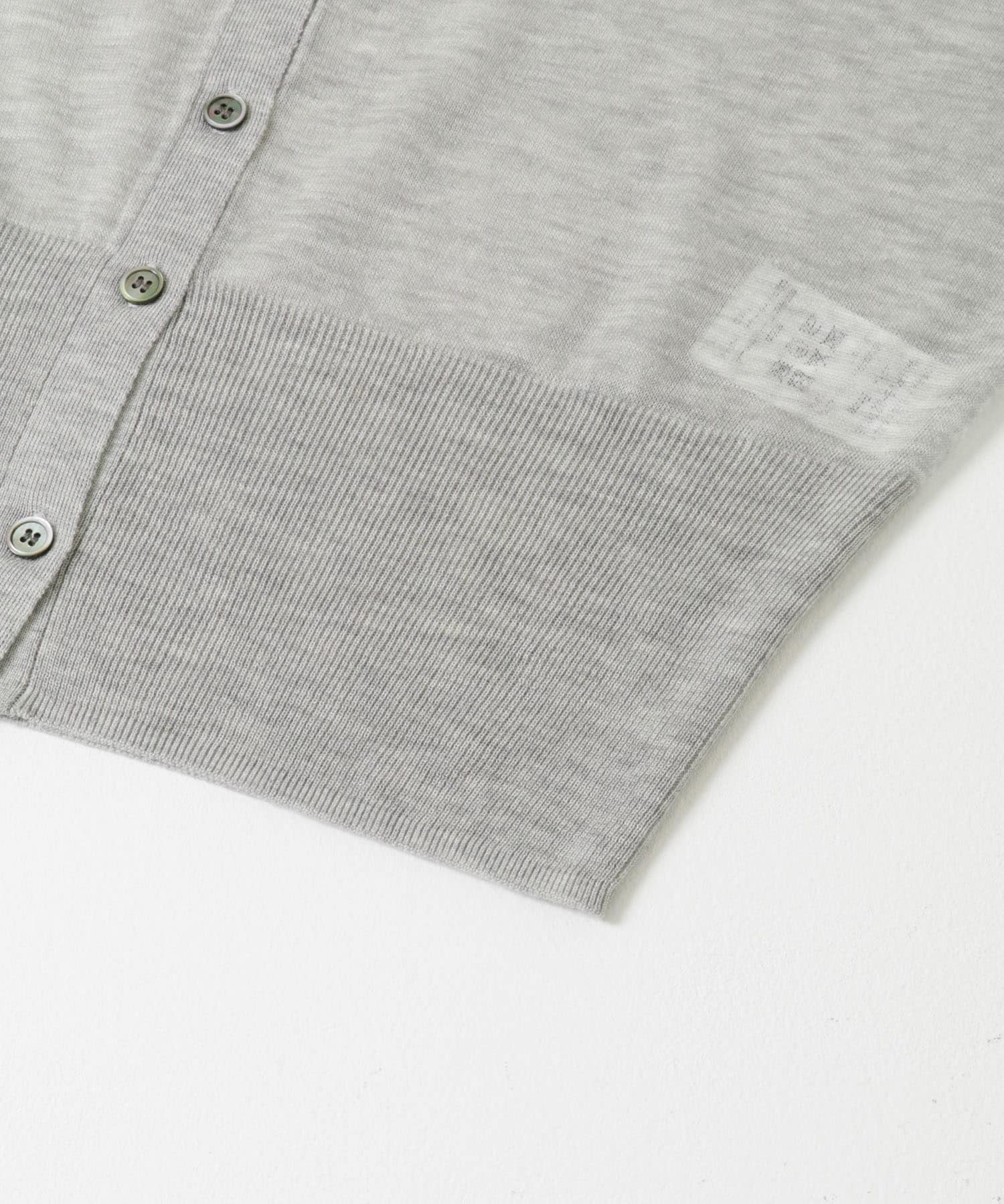 カシミヤミックスVネックカーディガン GRAY FREE