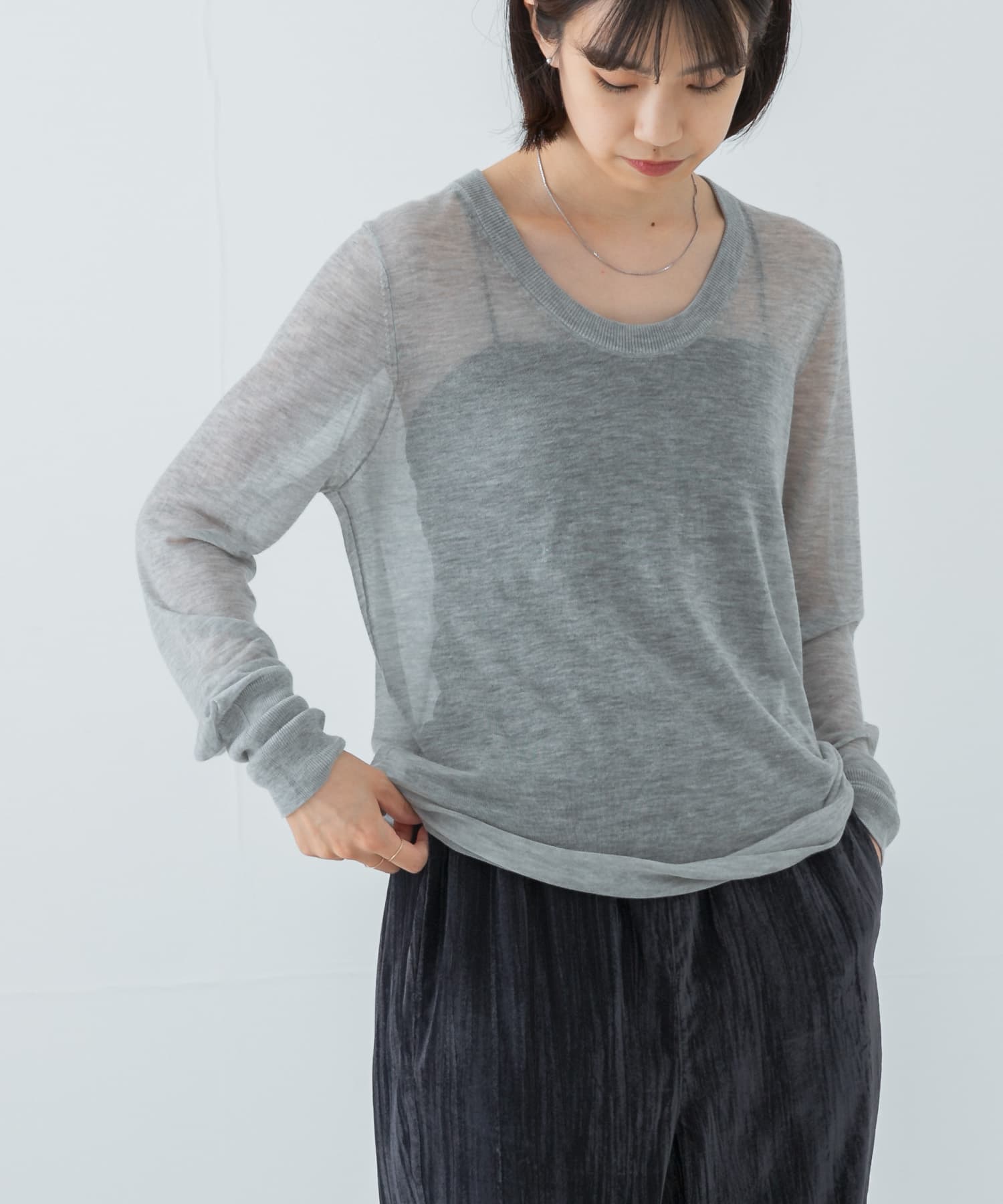 身長：161cm サイズ：FREE