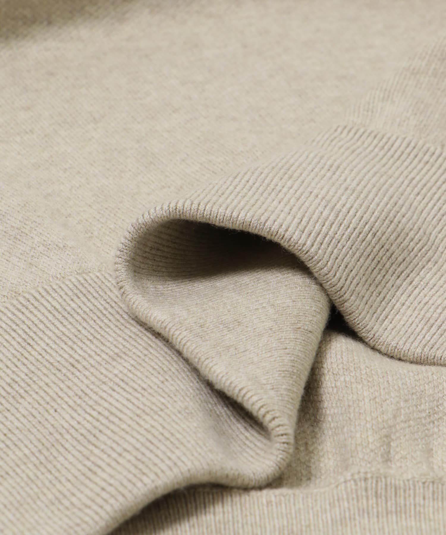 BROSコットンVネックニット BEIGE FREE