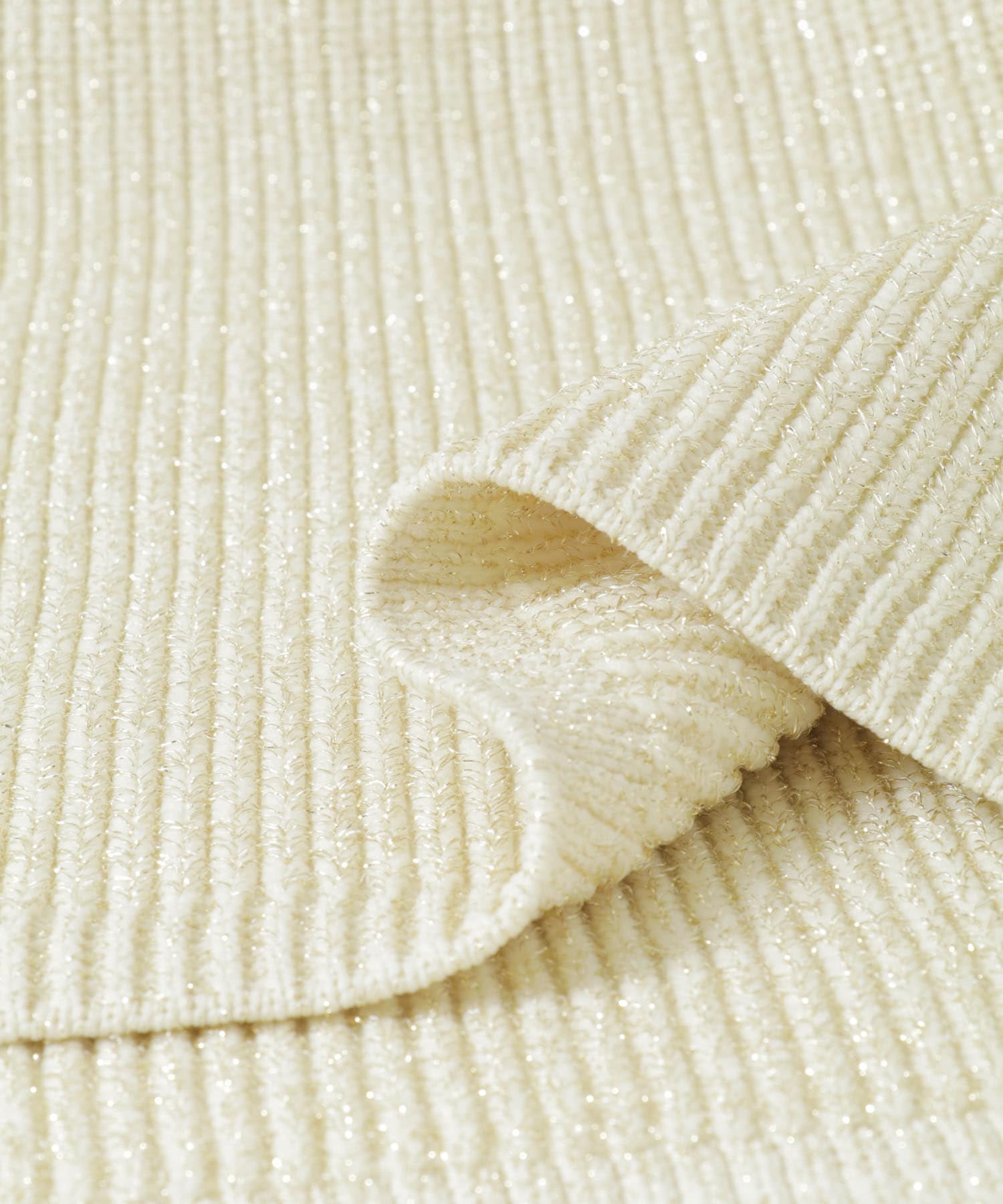 チュニックラメニットベスト IVORY FREE