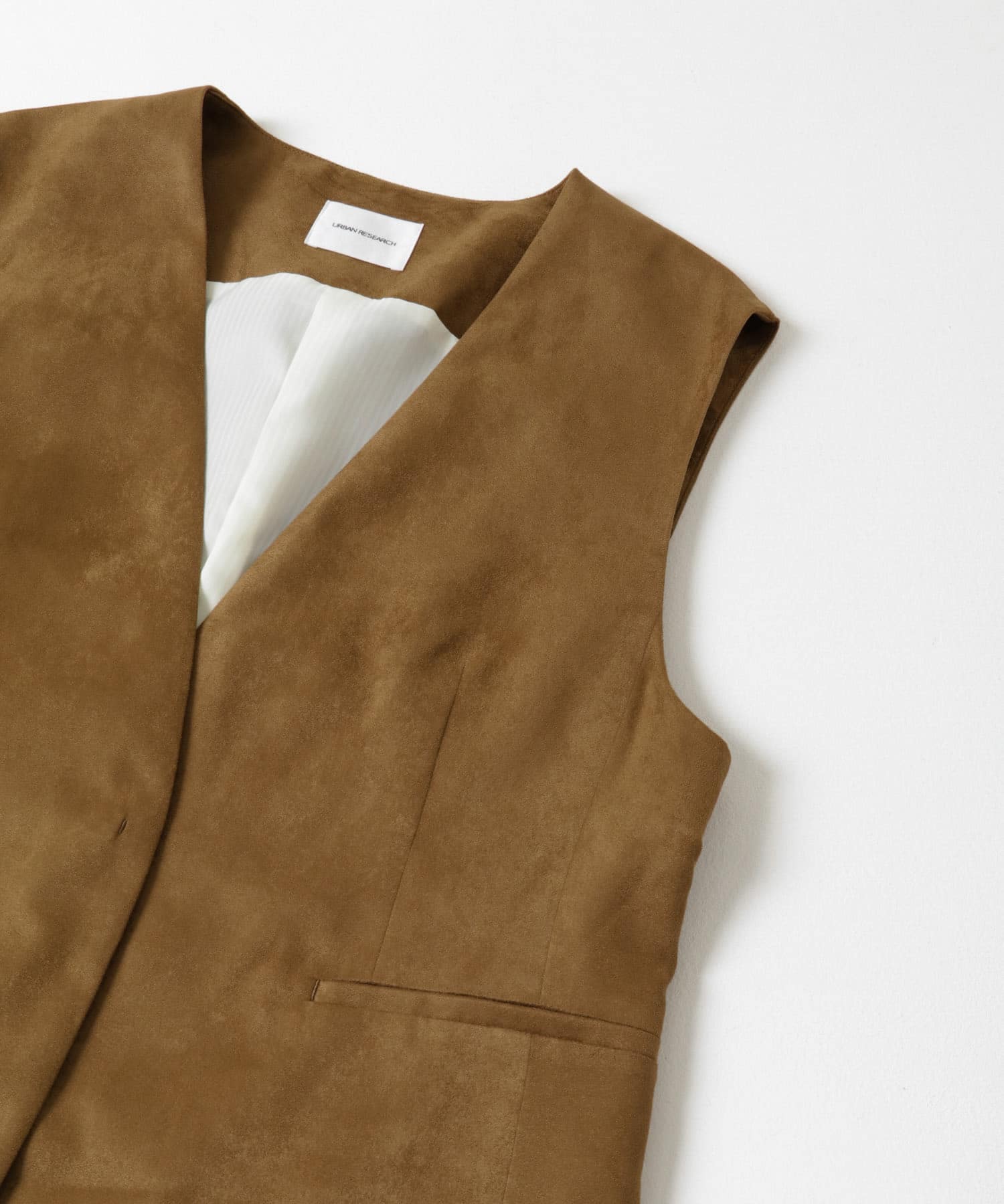 スウェードライクジレ CAMEL FREE