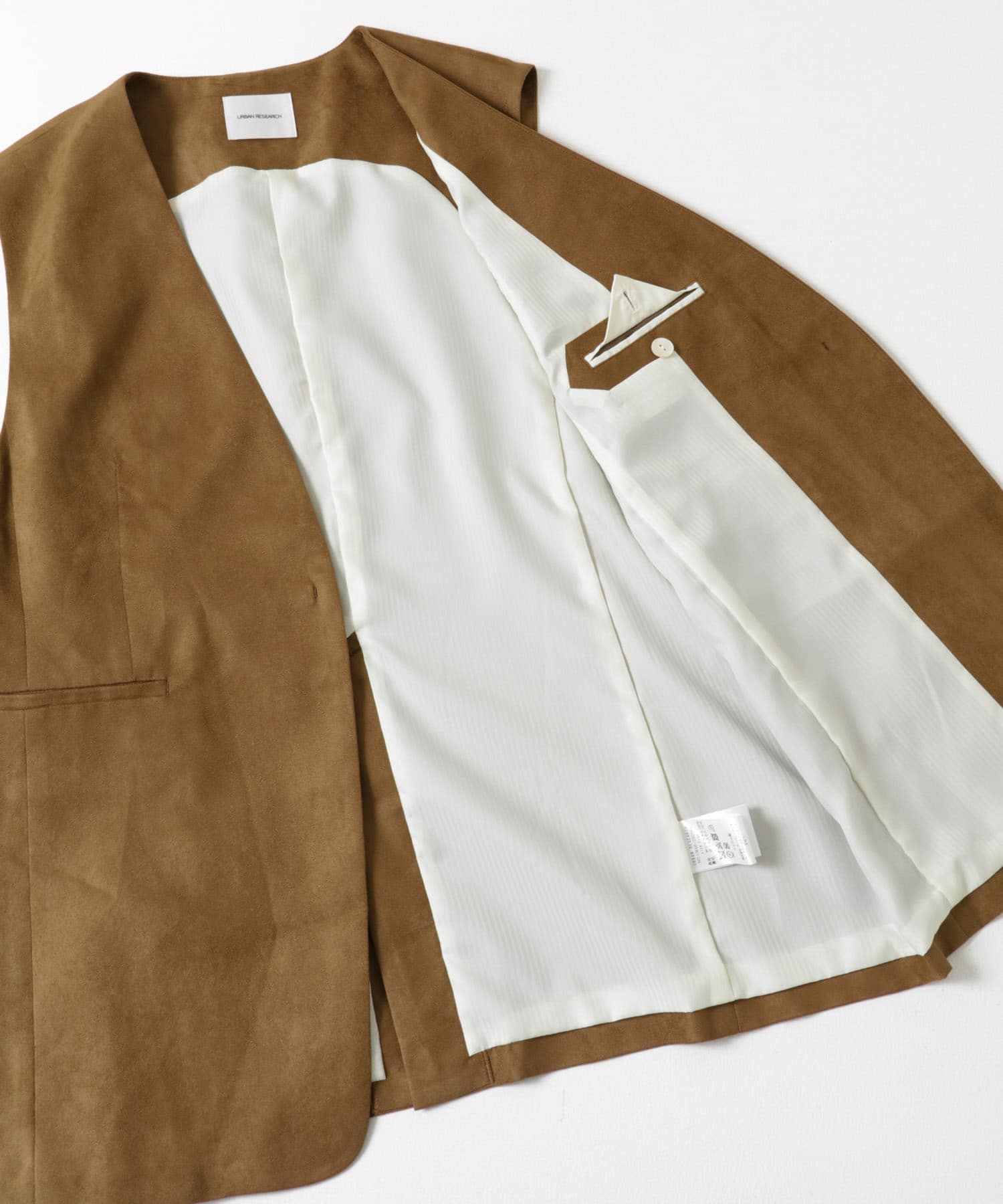 スウェードライクジレ CAMEL FREE