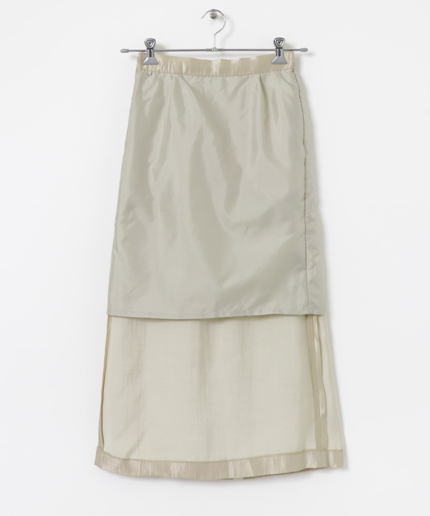 シャイニースカート S.BEIGE FREE