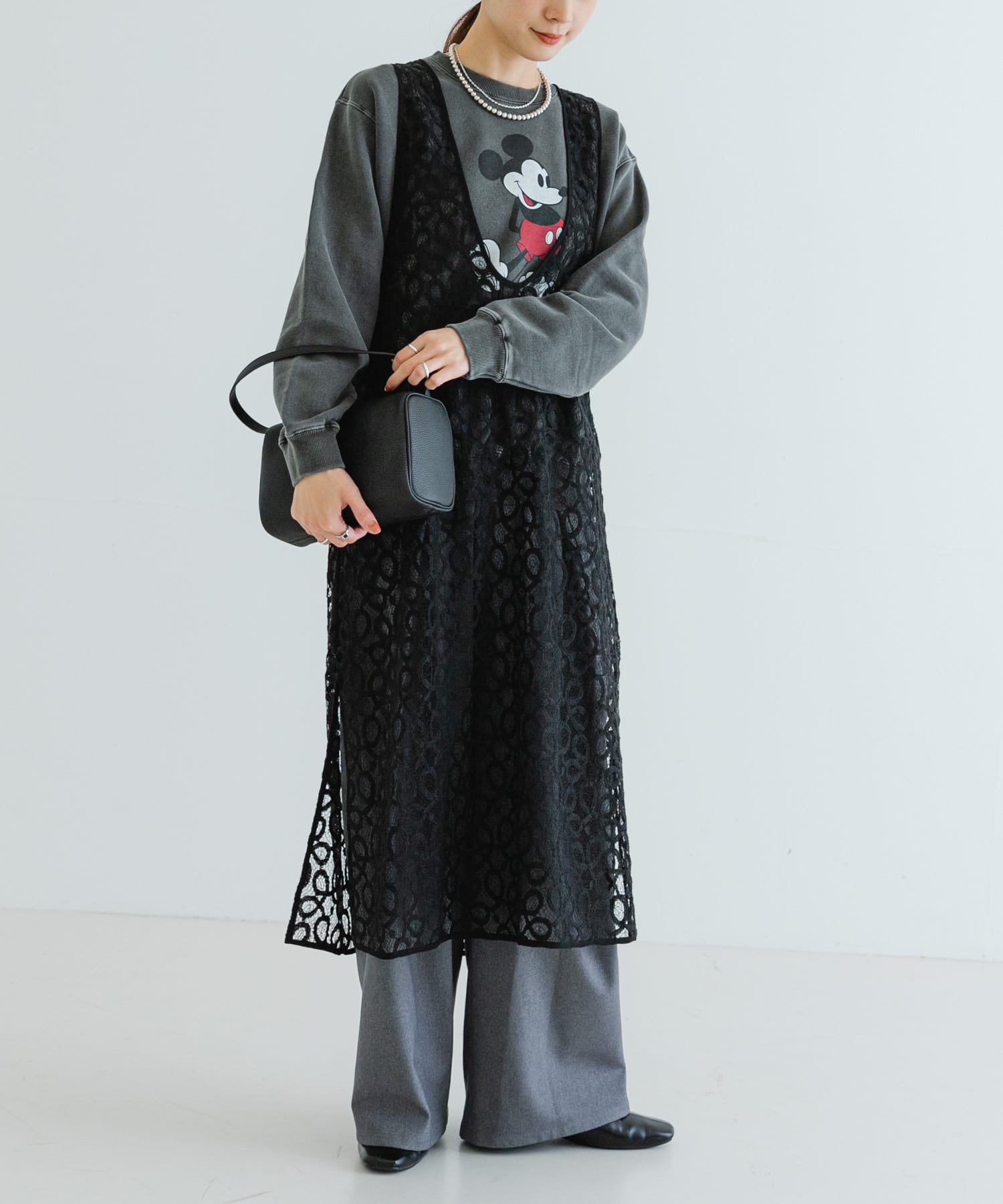 コードレースレイヤードワンピース