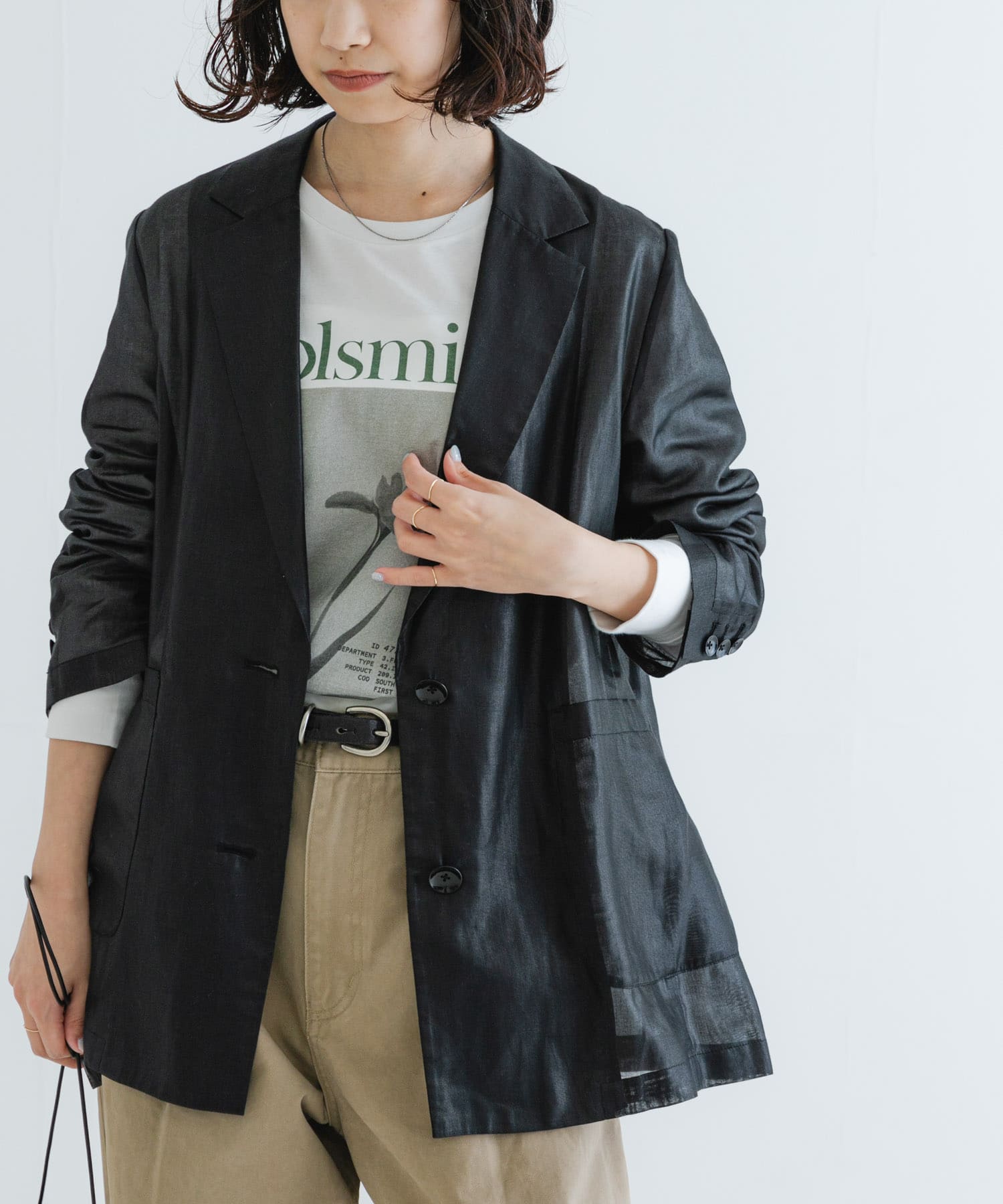 ジャケット・アウター namacheko 22aw HARRAN MID-LAYER SNOWDON / スノードン】