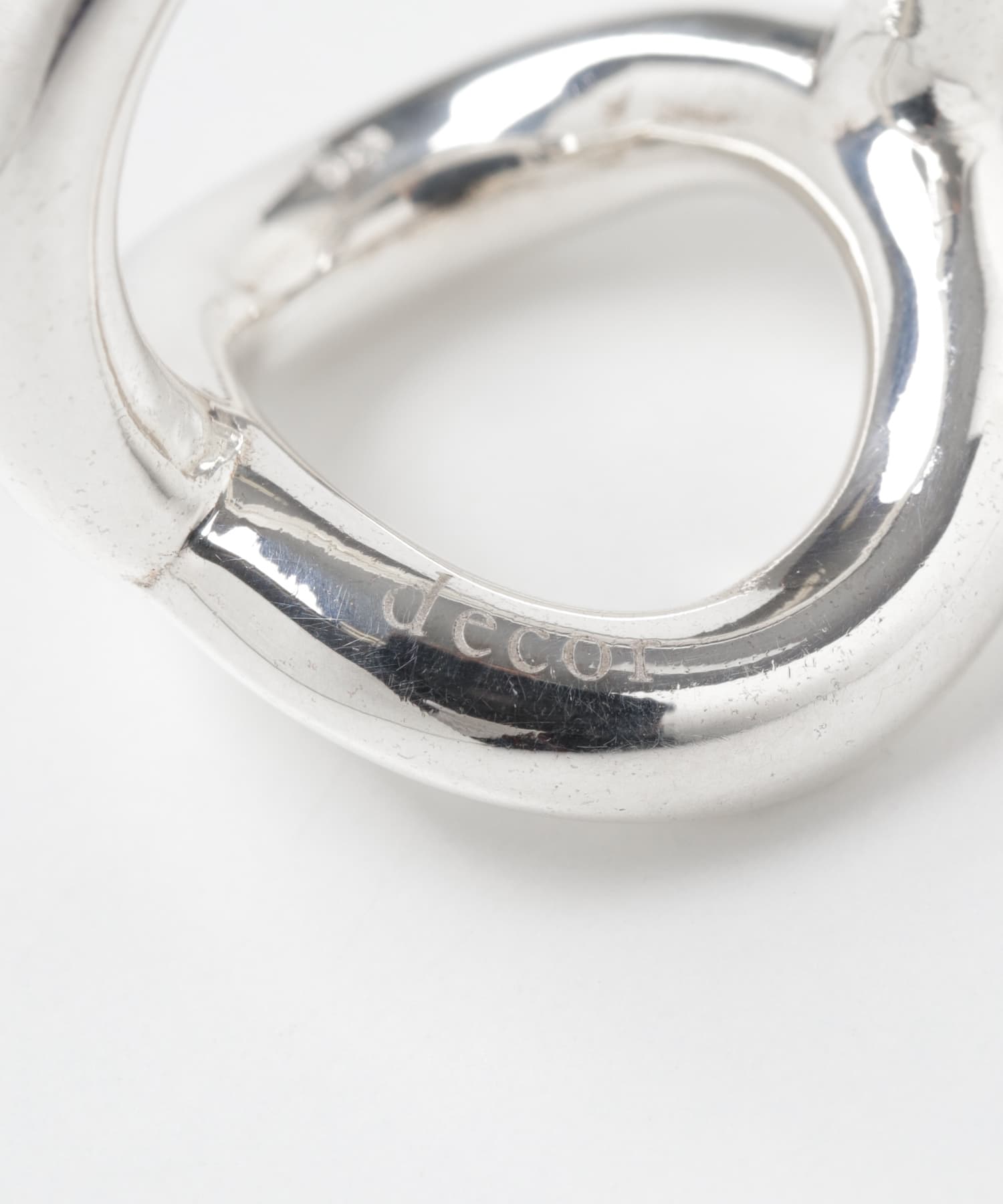 decor『デコール』　Circle ring Silver one
