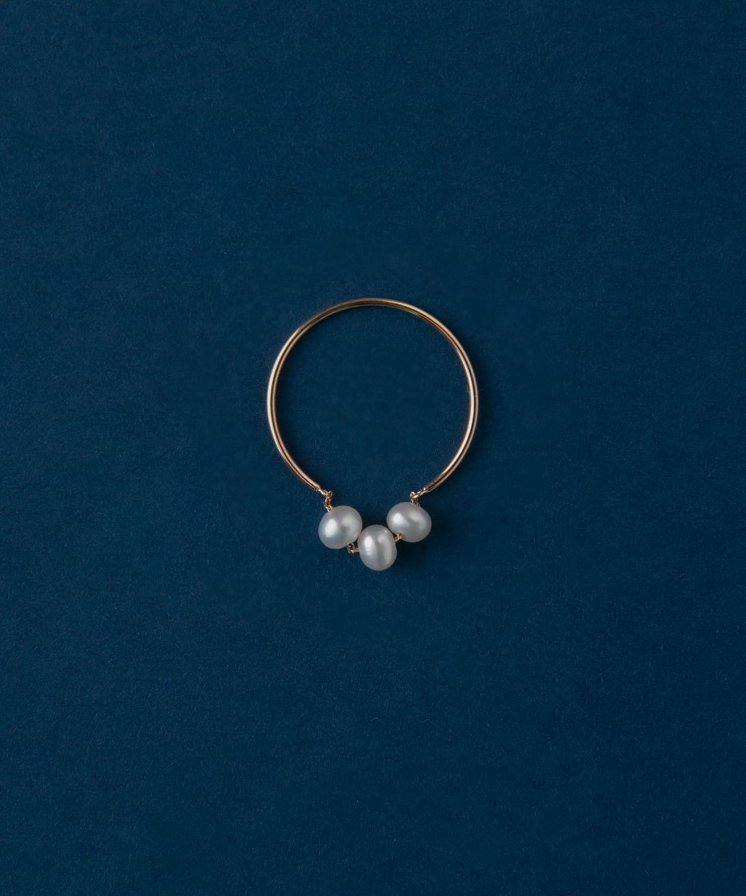 ff by decor urban research　Sway pearl ring GOLD 9