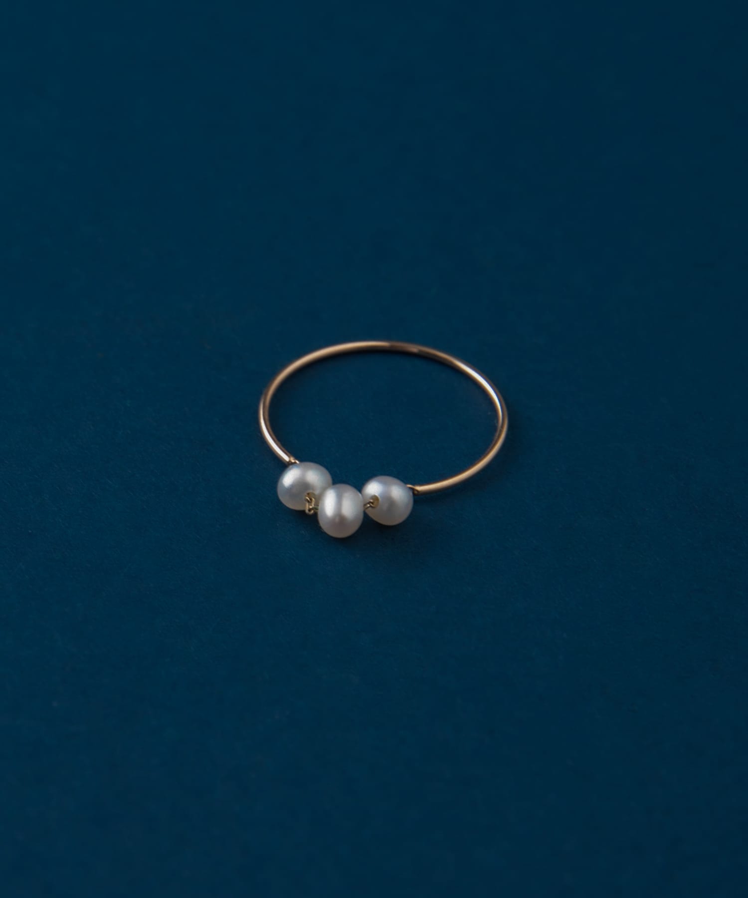 ff by decor urban research　Sway pearl ring GOLD 9