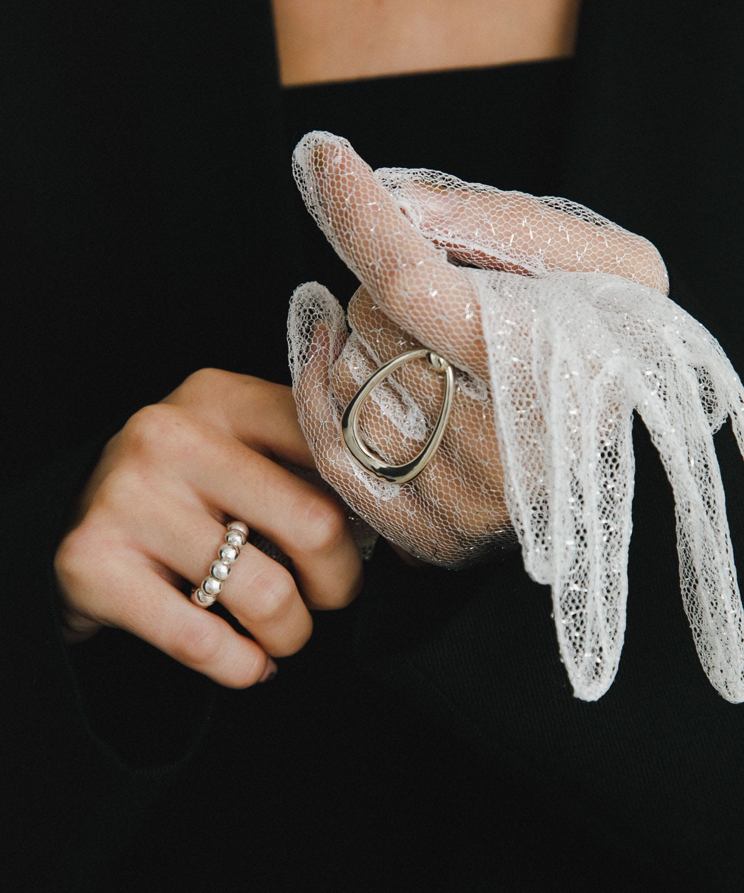 decor『デコール』　Bubble ring Silver one