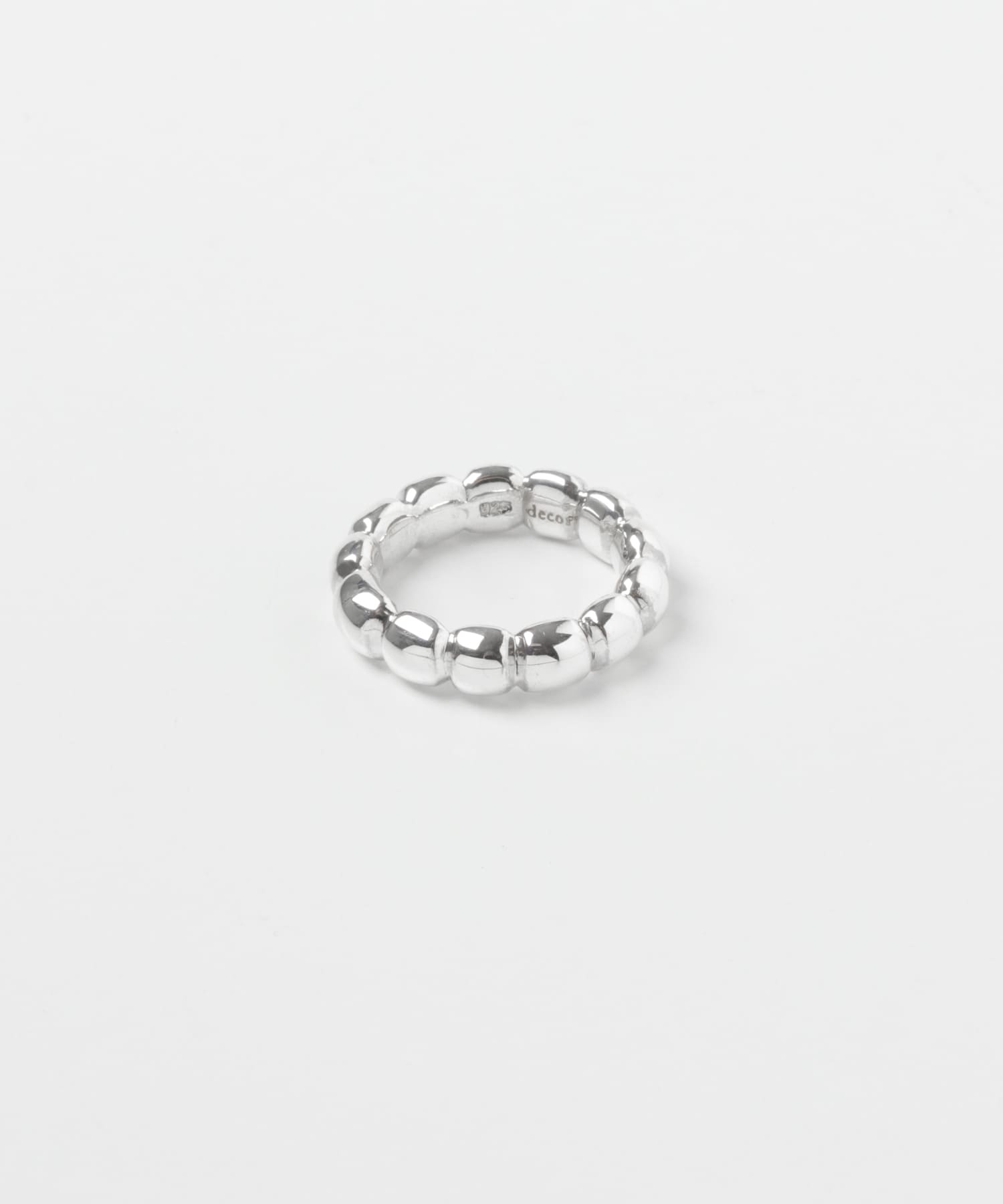 decor『デコール』　Bubble ring Silver one
