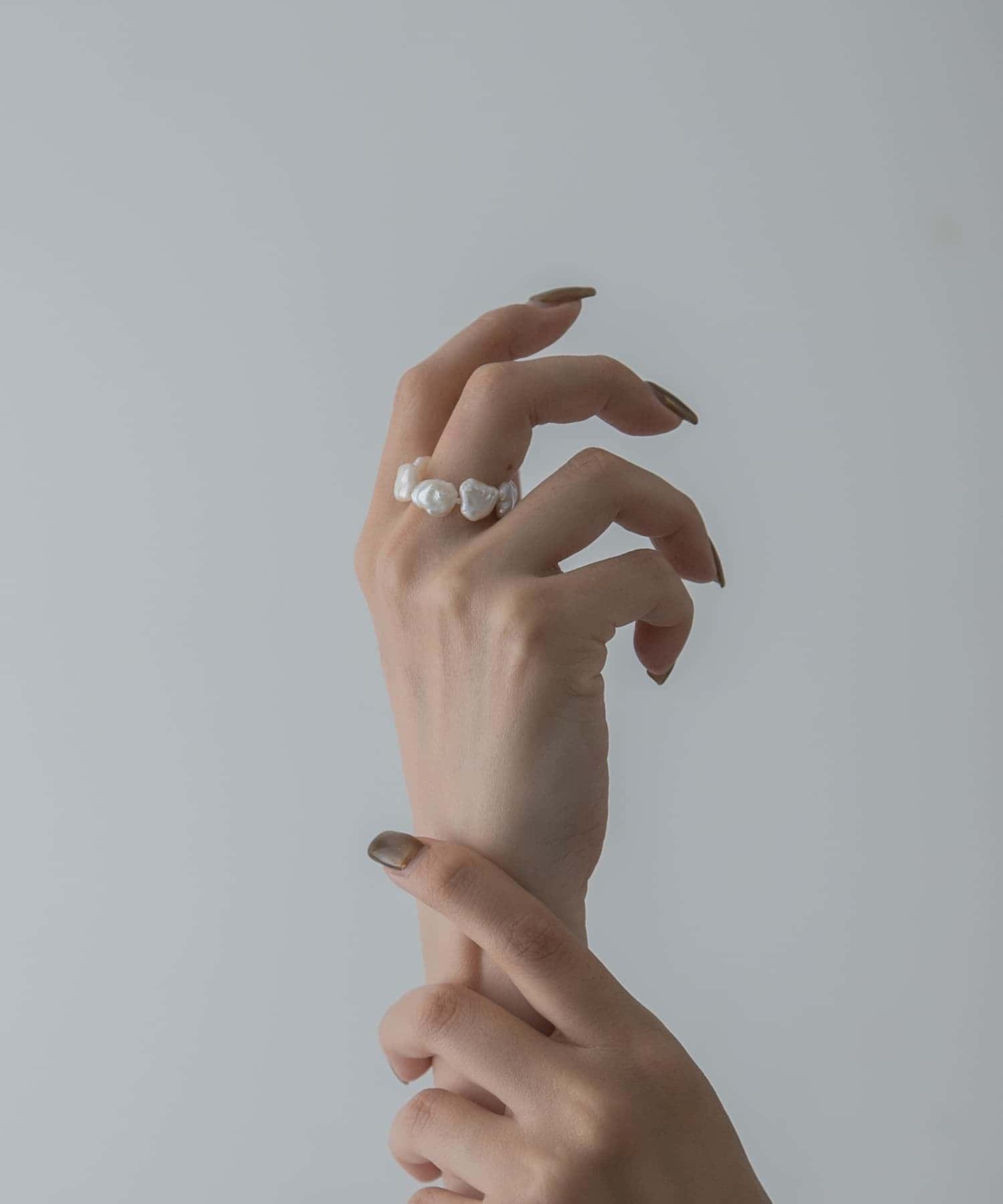 ff by decor urban research　ケシパールリング ホワイト M