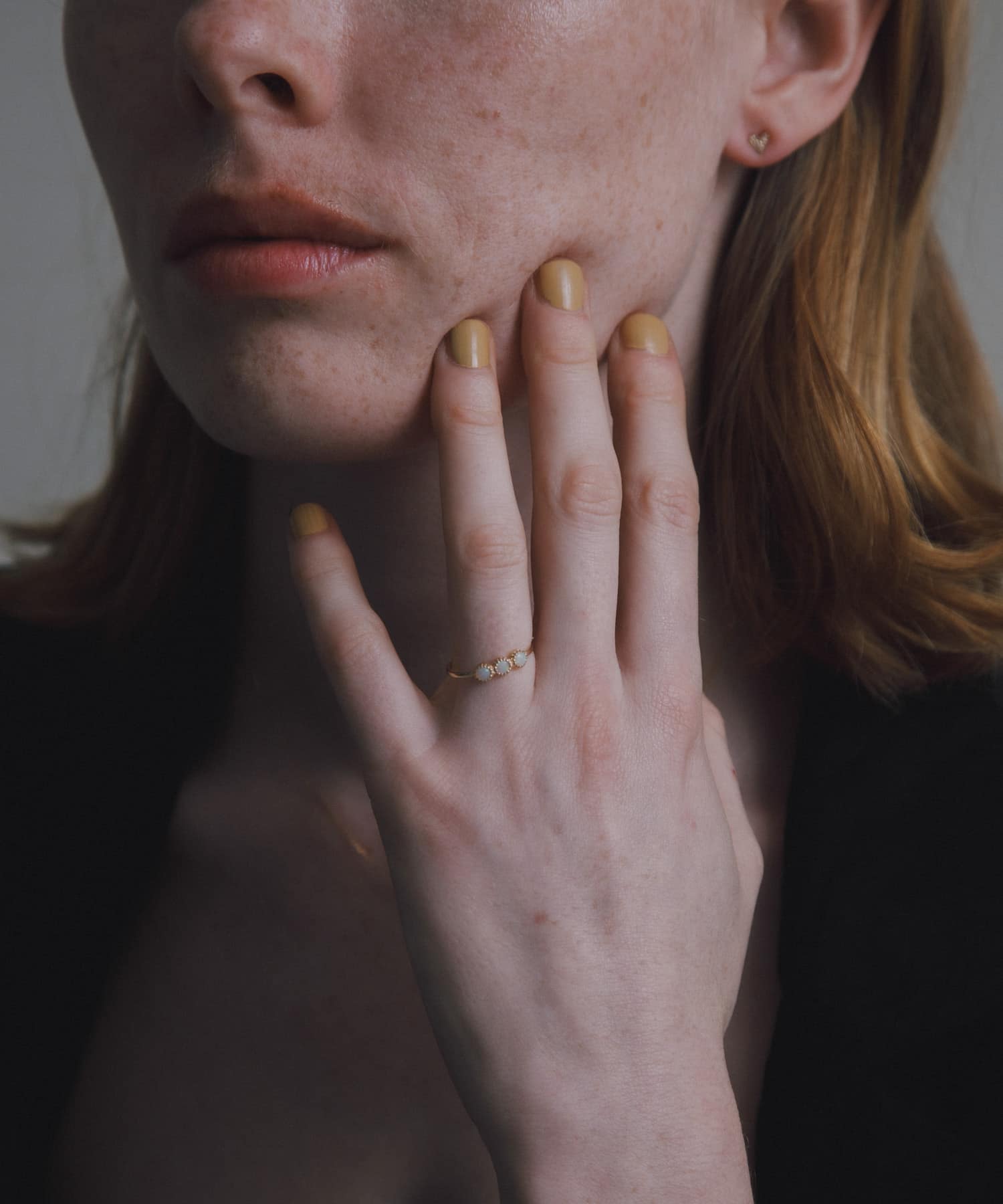 ff by decor urban research　three stone ring オパール 9