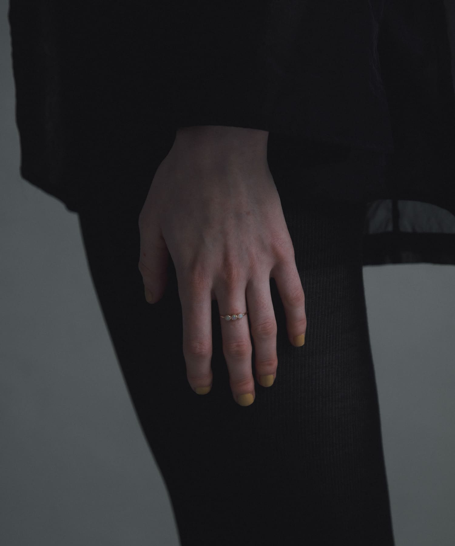 ff by decor urban research　three stone ring オパール 9