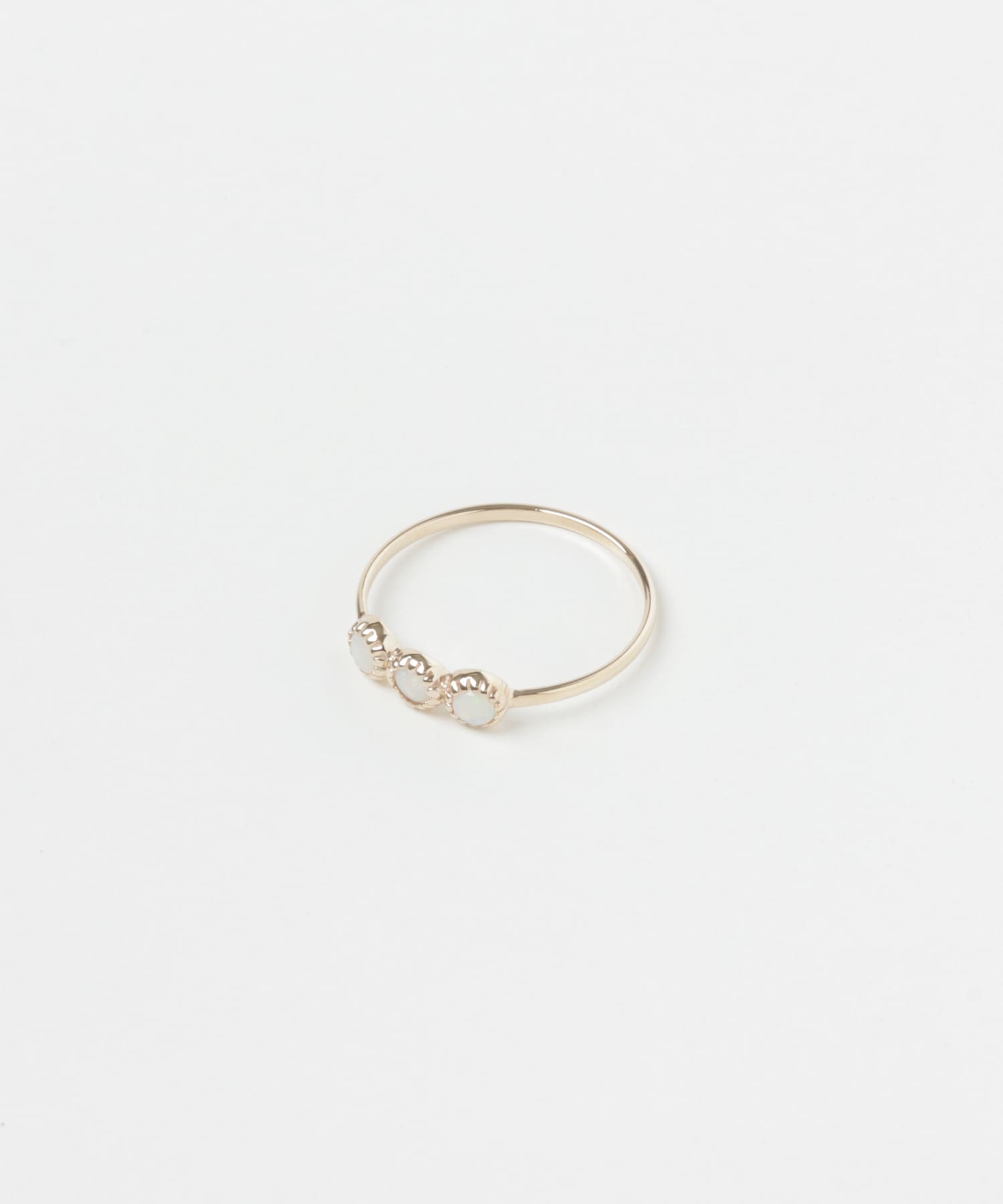 ff by decor urban research　three stone ring オパール 9