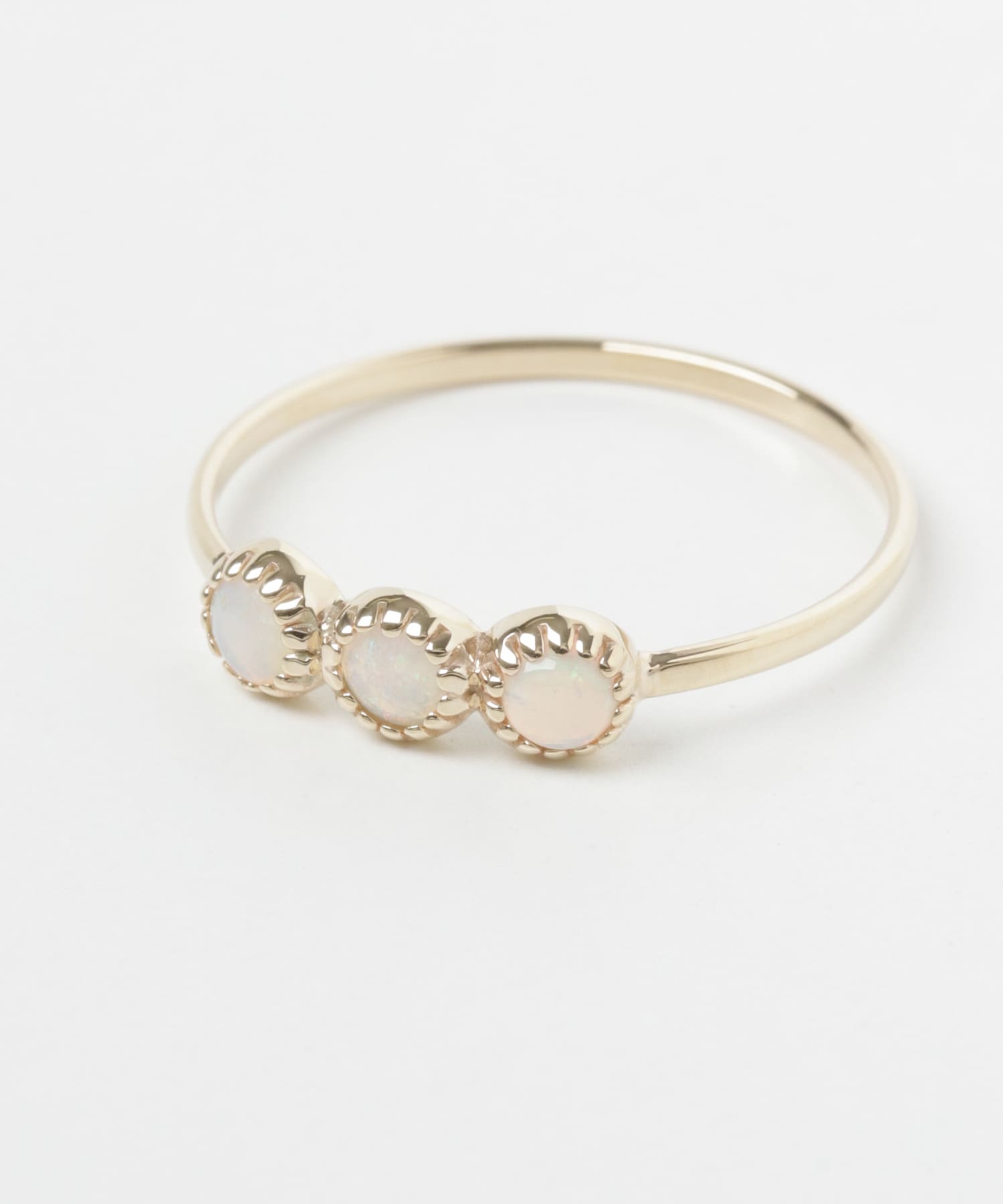 ff by decor urban research　three stone ring オパール 9