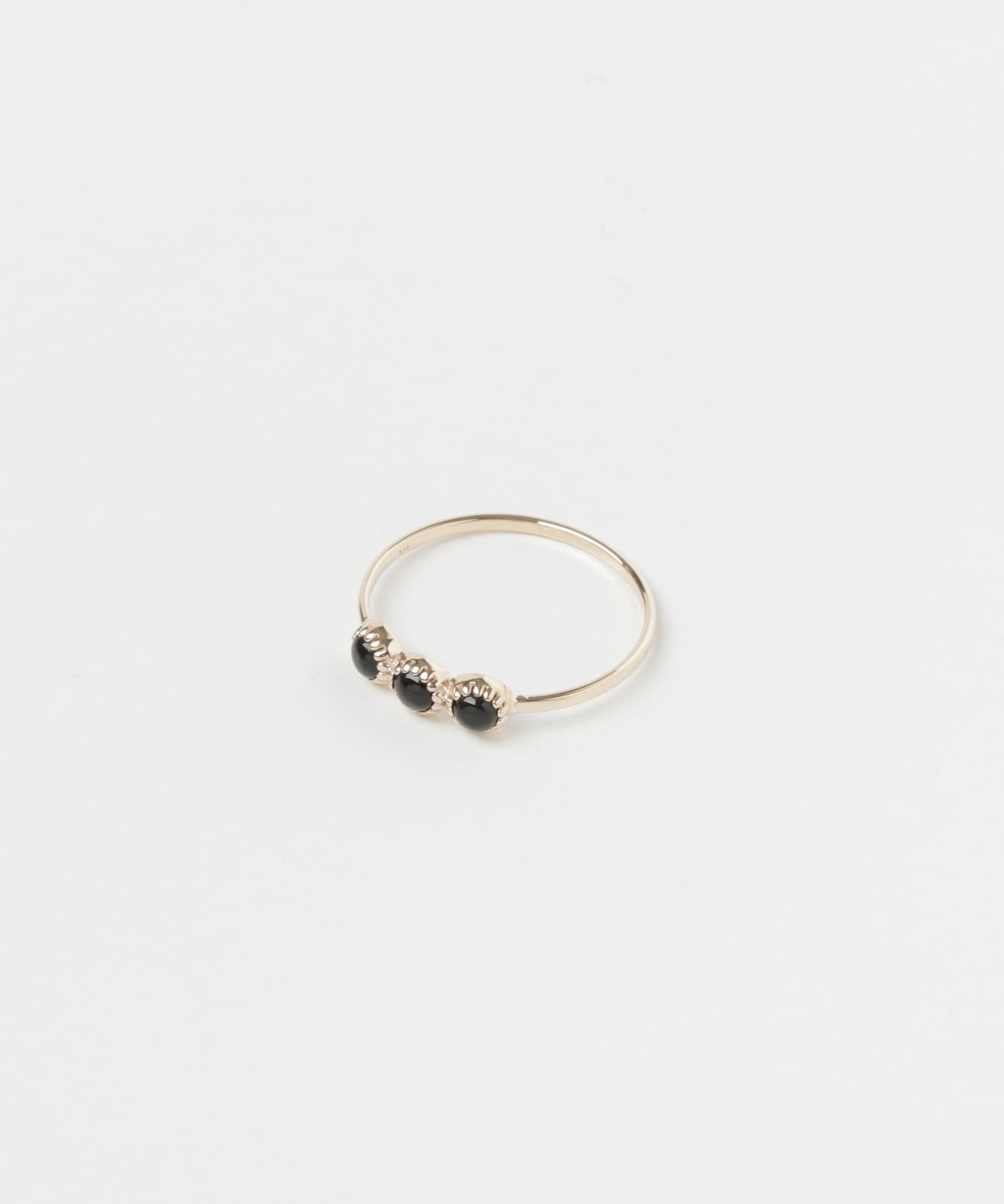 ff by decor urban research　three stone ring オニキス 9