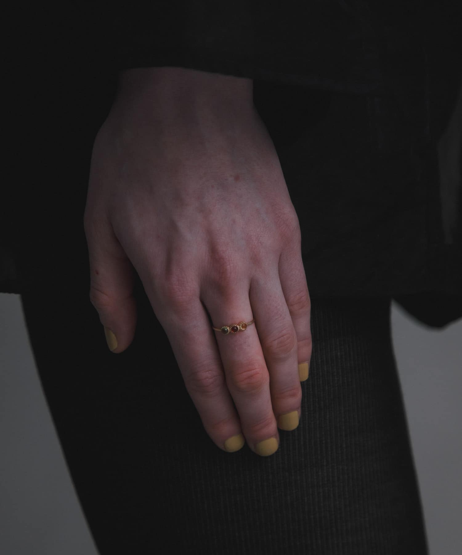 ff by decor urban research　three stone ring MULTI 9