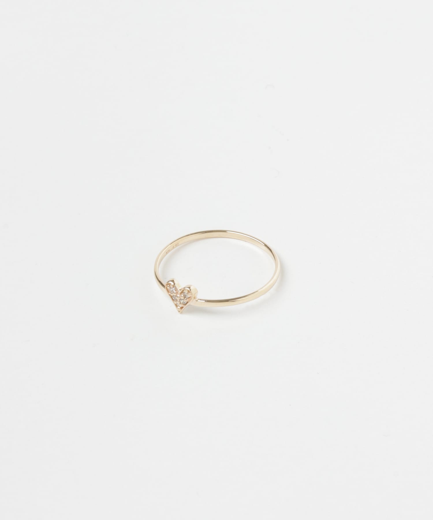 ff by decor urban research　dia petit heart ring 10KYG 9