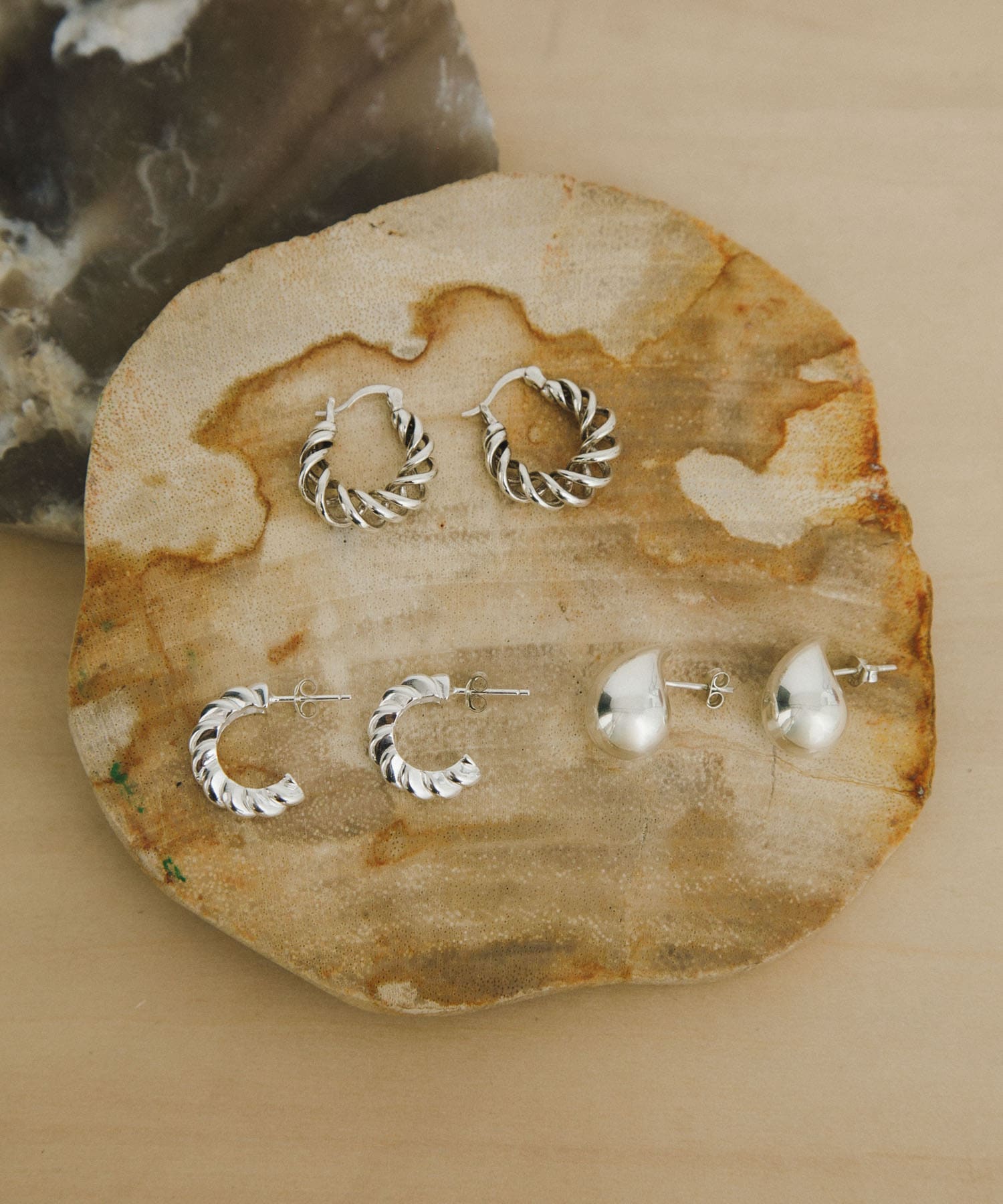 decor『デコール』　Knit Pierce Silver -