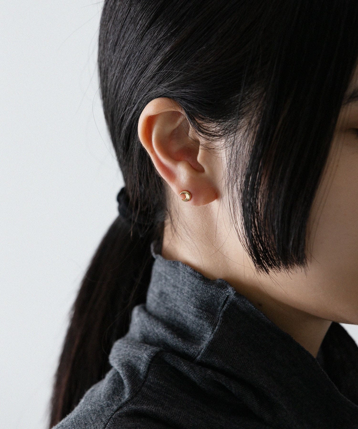 ff by decor urban research　ムーンピアス 10KYG -