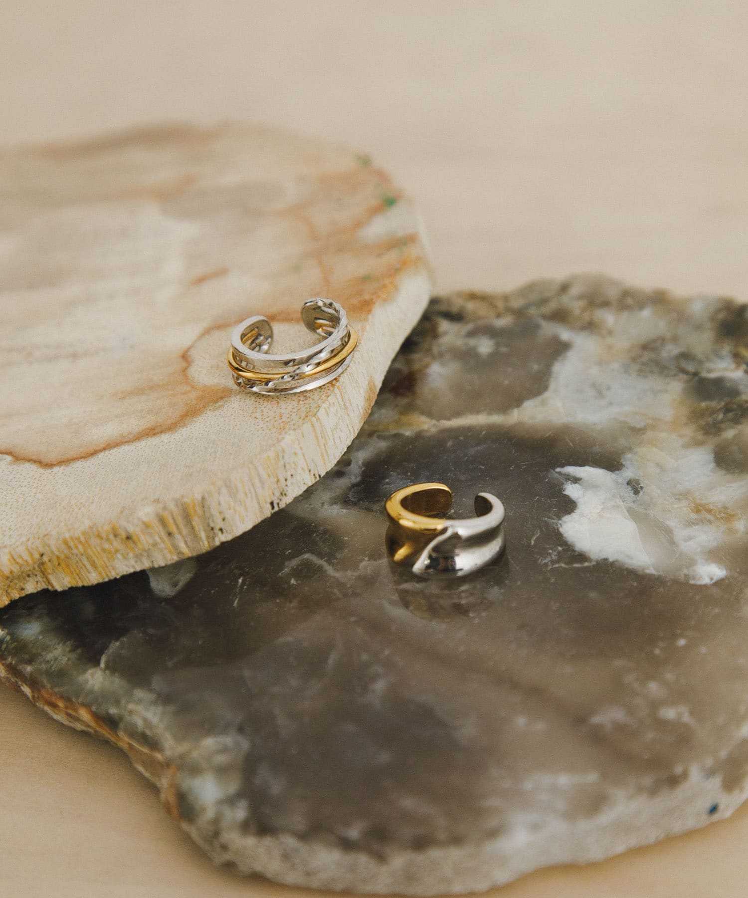 decor『デコール』　4ラインイヤカフ Gld/Slv -