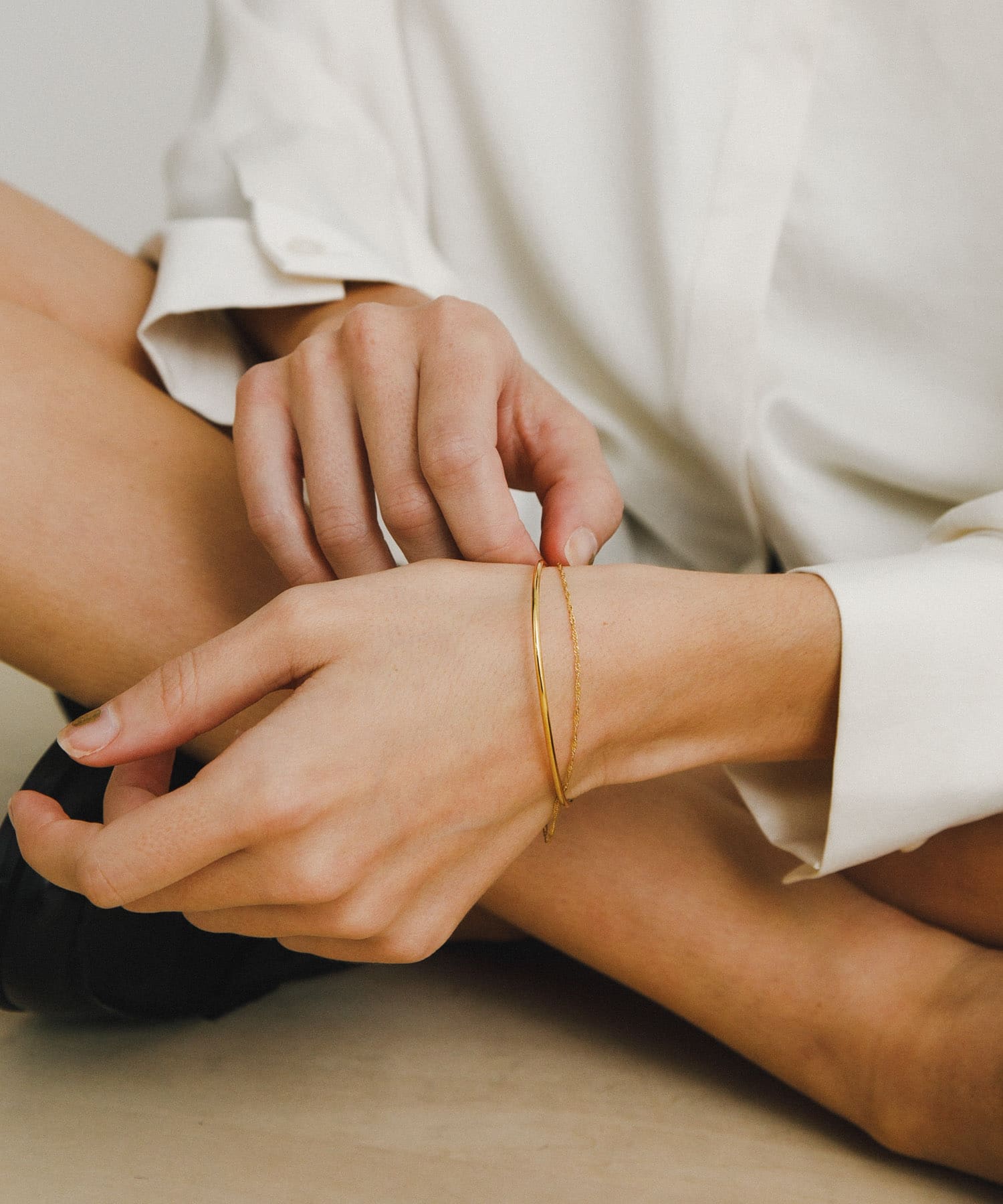 decor『デコール』　Chain Bangle Gold -