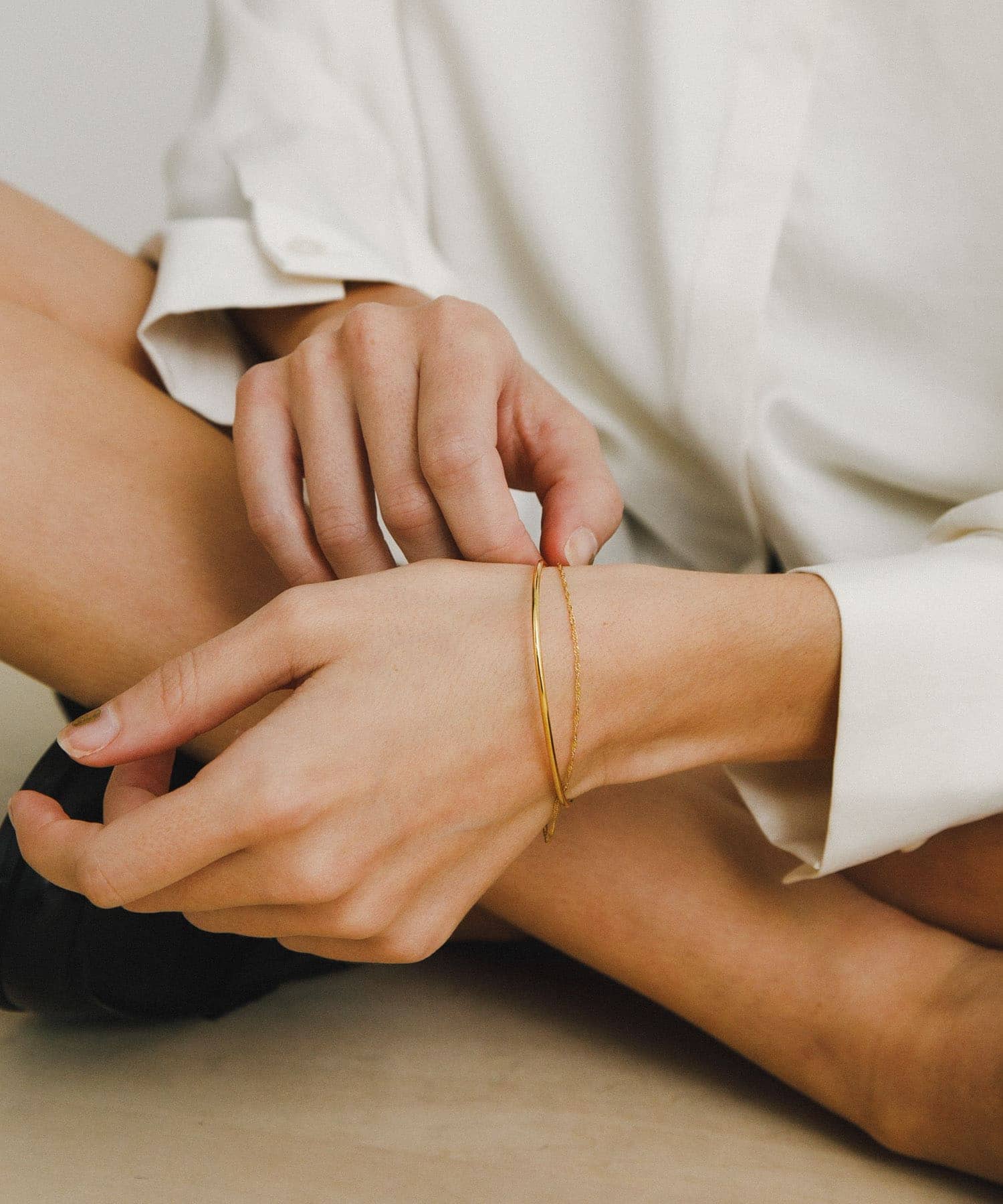 decor『デコール』　Chain Bangle Gold -