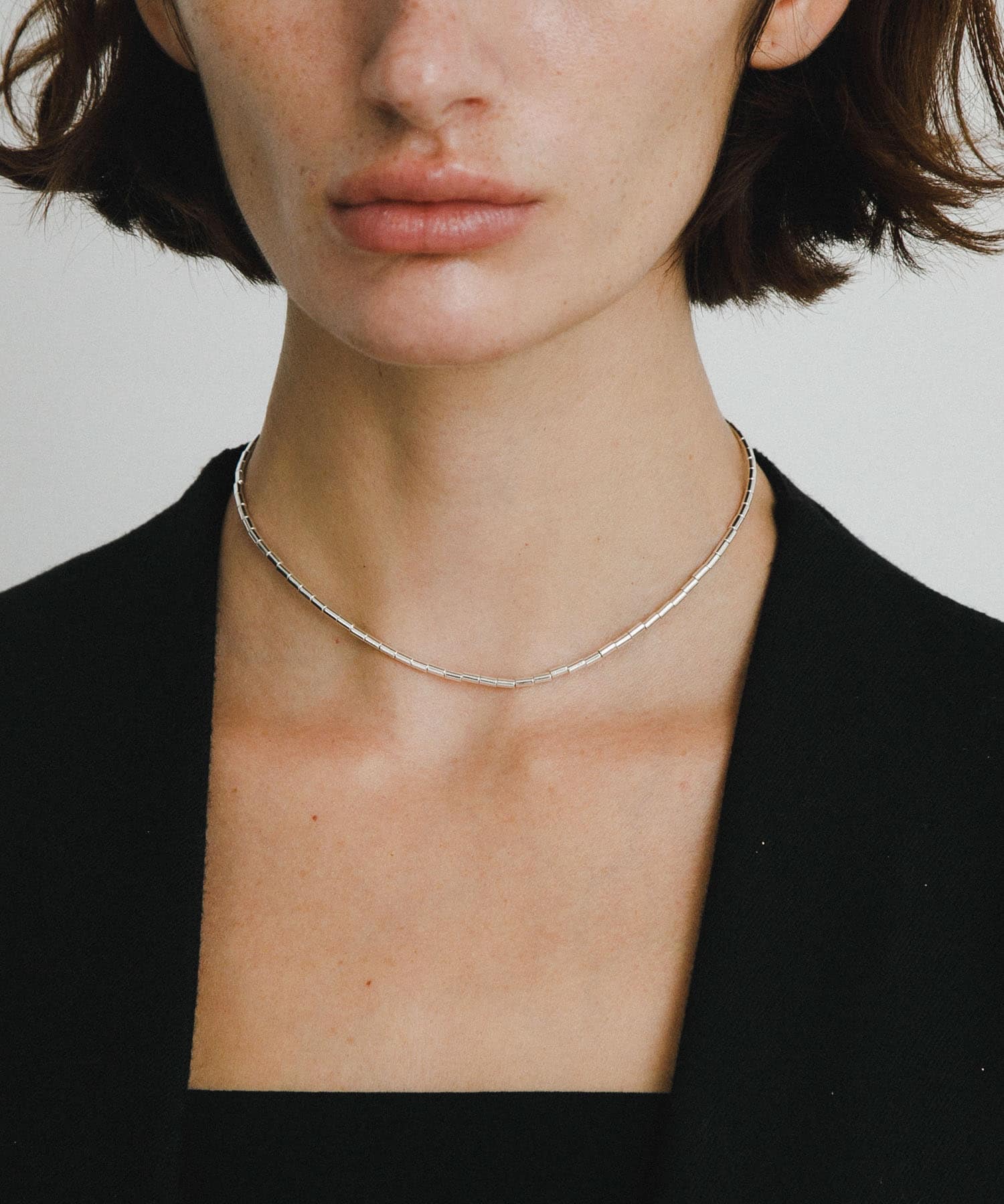 decor『デコール』　Hematite minibar Choker