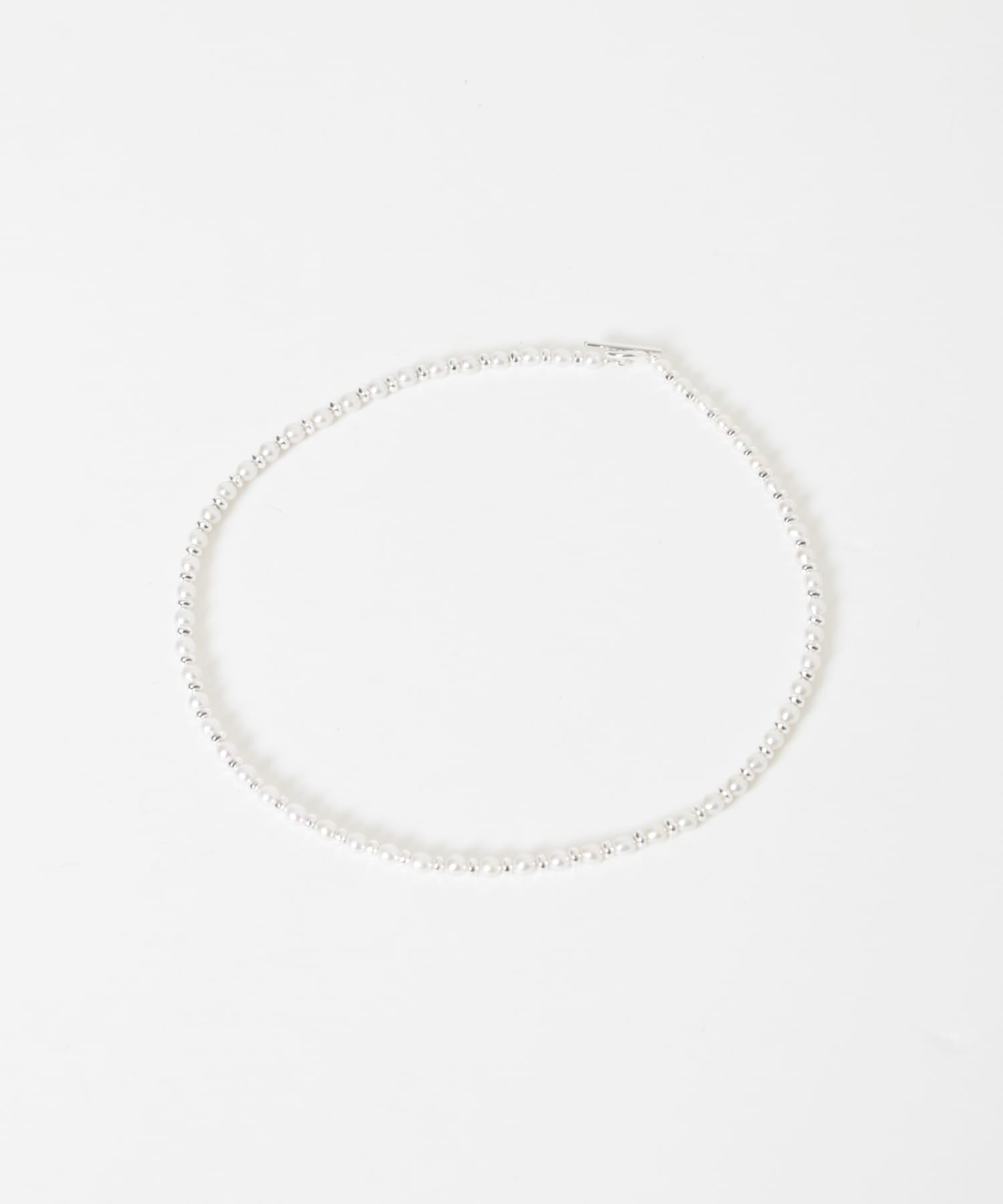 decor『デコール』　Hematite Pearl Choker SILVER -