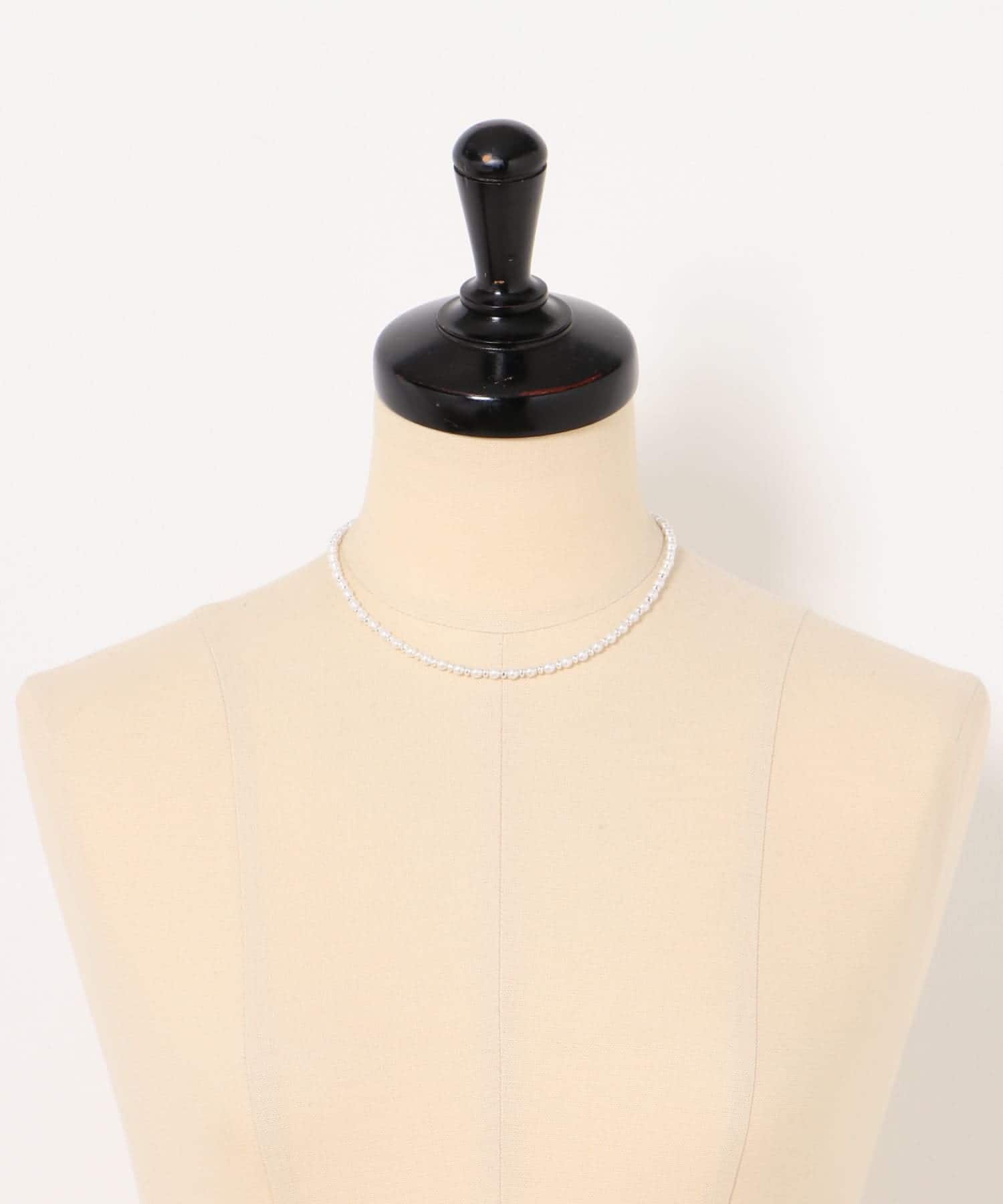 decor『デコール』　Hematite Pearl Choker SILVER -