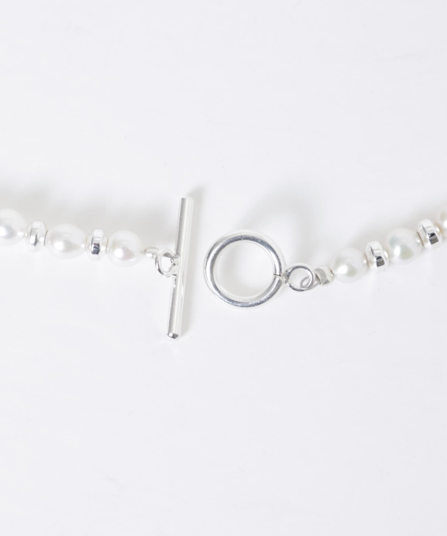 decor『デコール』　Hematite Pearl Choker SILVER -