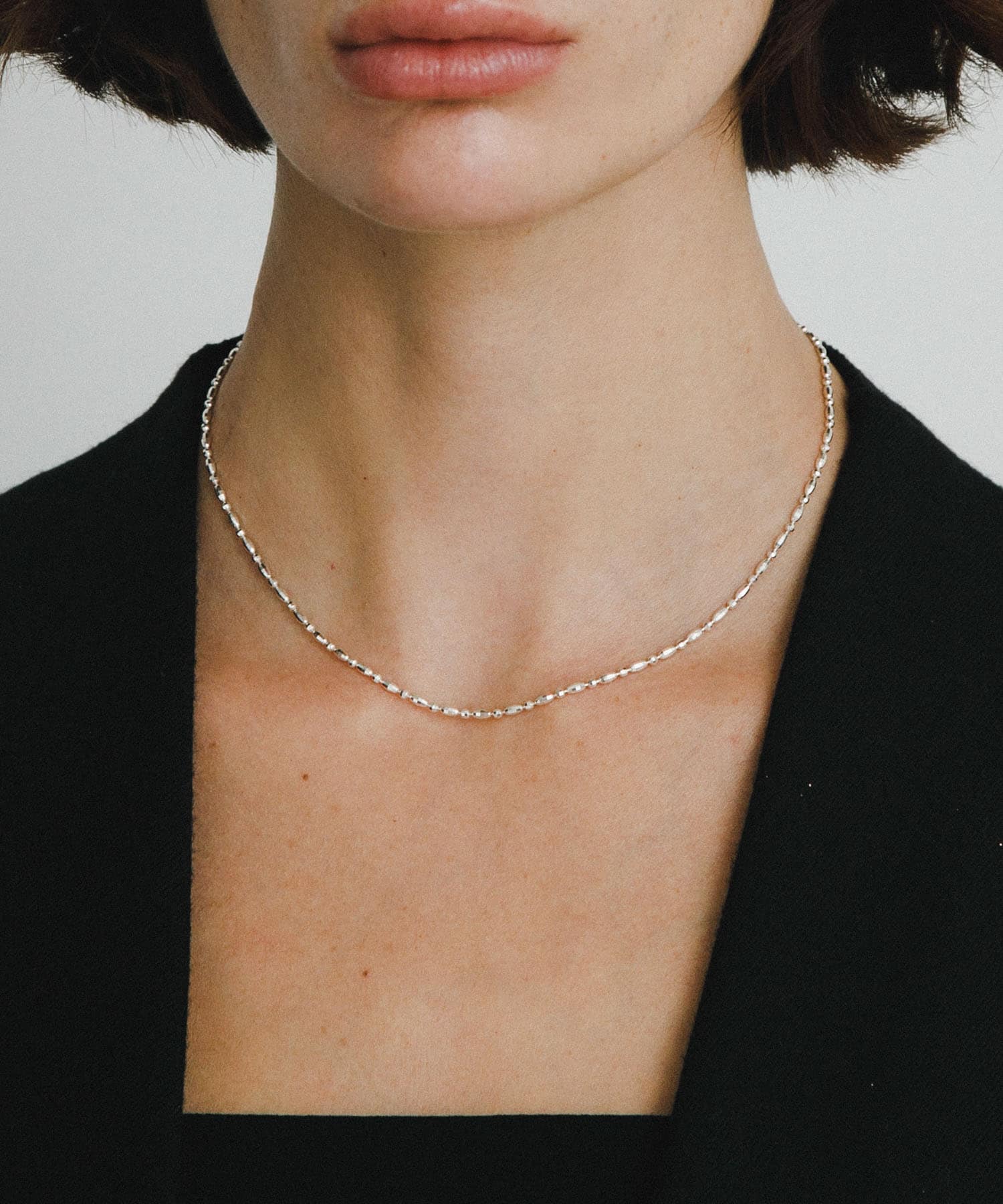 decor『デコール』　Fineball Necklace Silver -