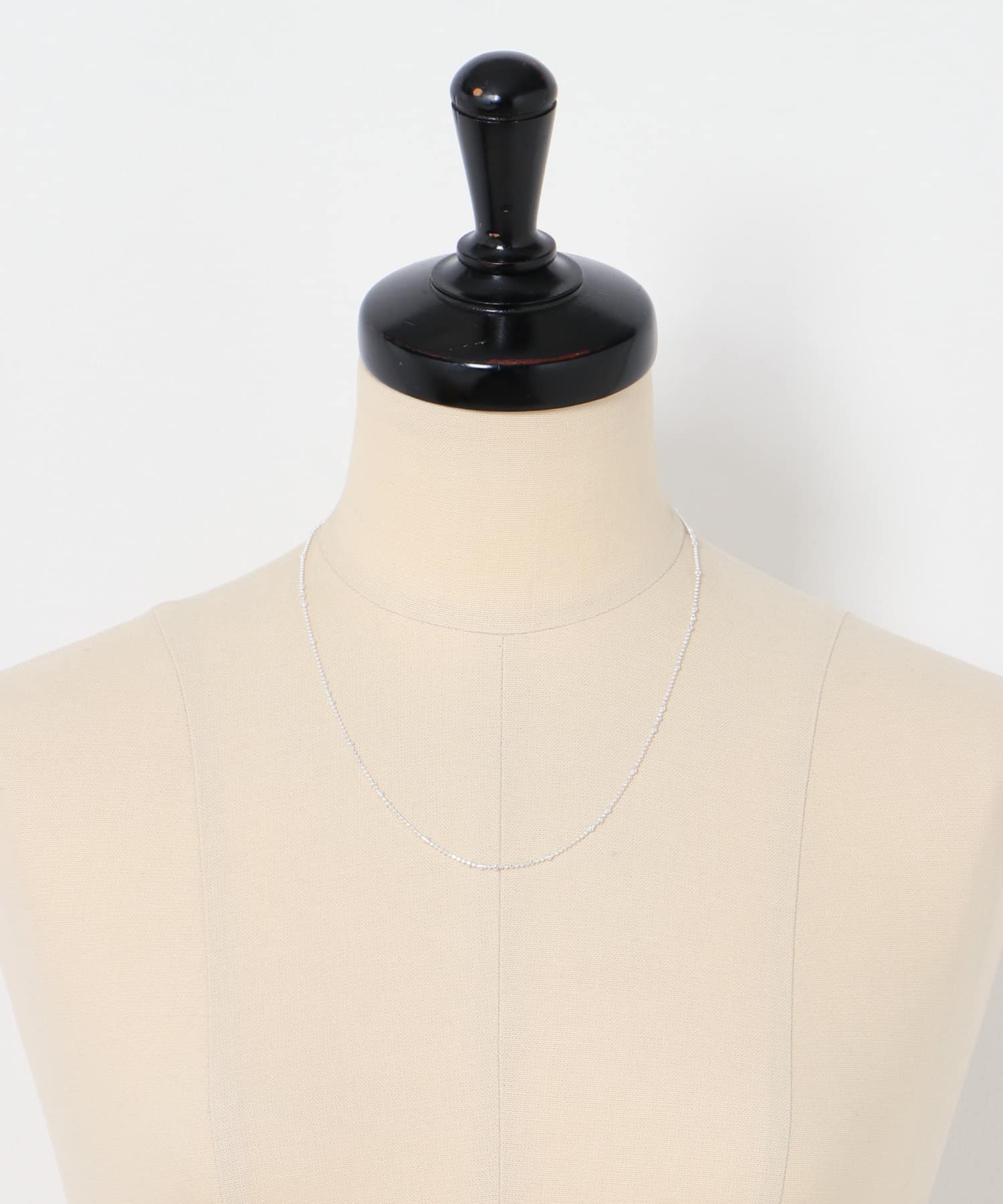 decor『デコール』　Miniballchain Necklace Silver -