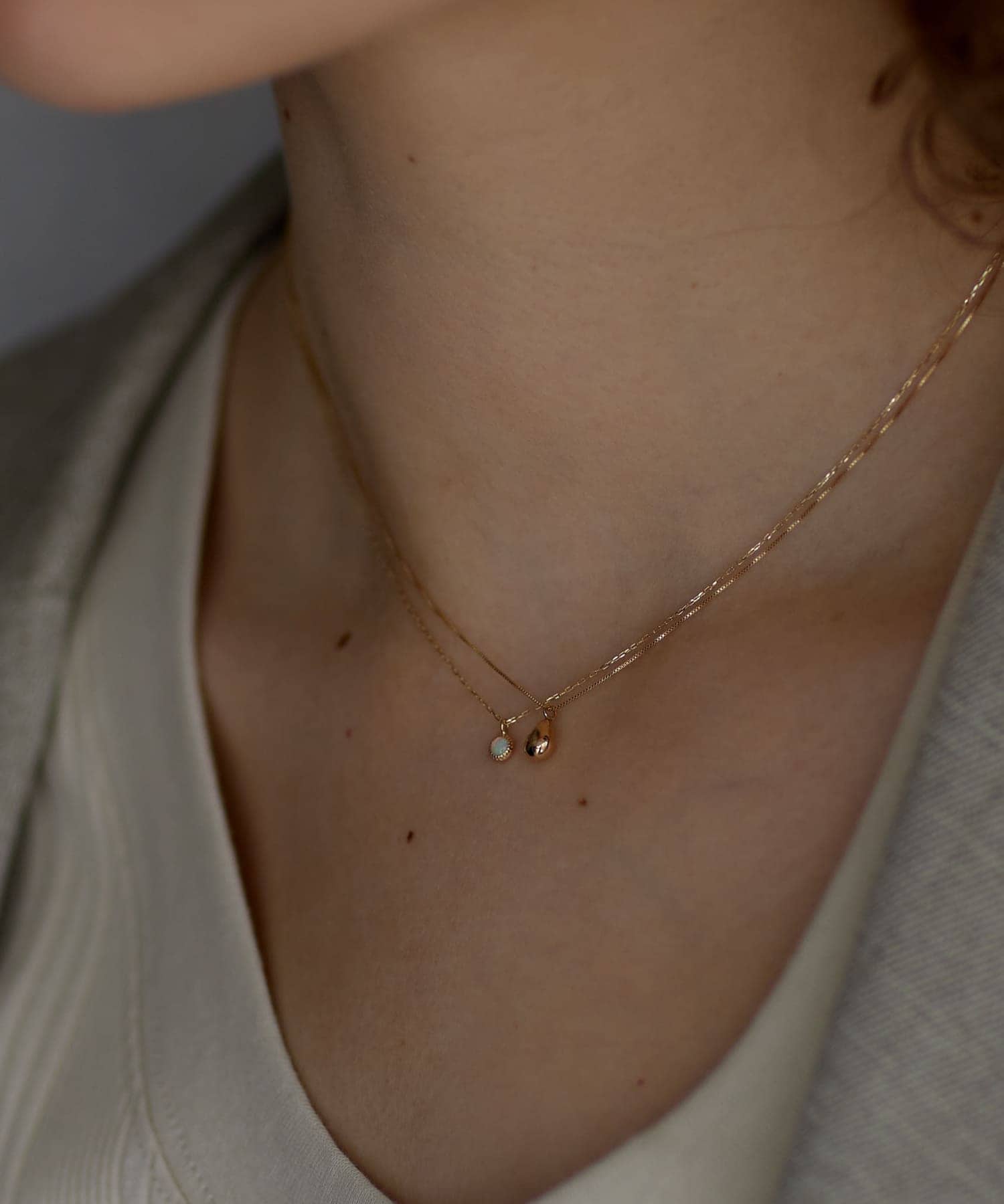 ff by decor urban research　シズクネックレス GOLD -